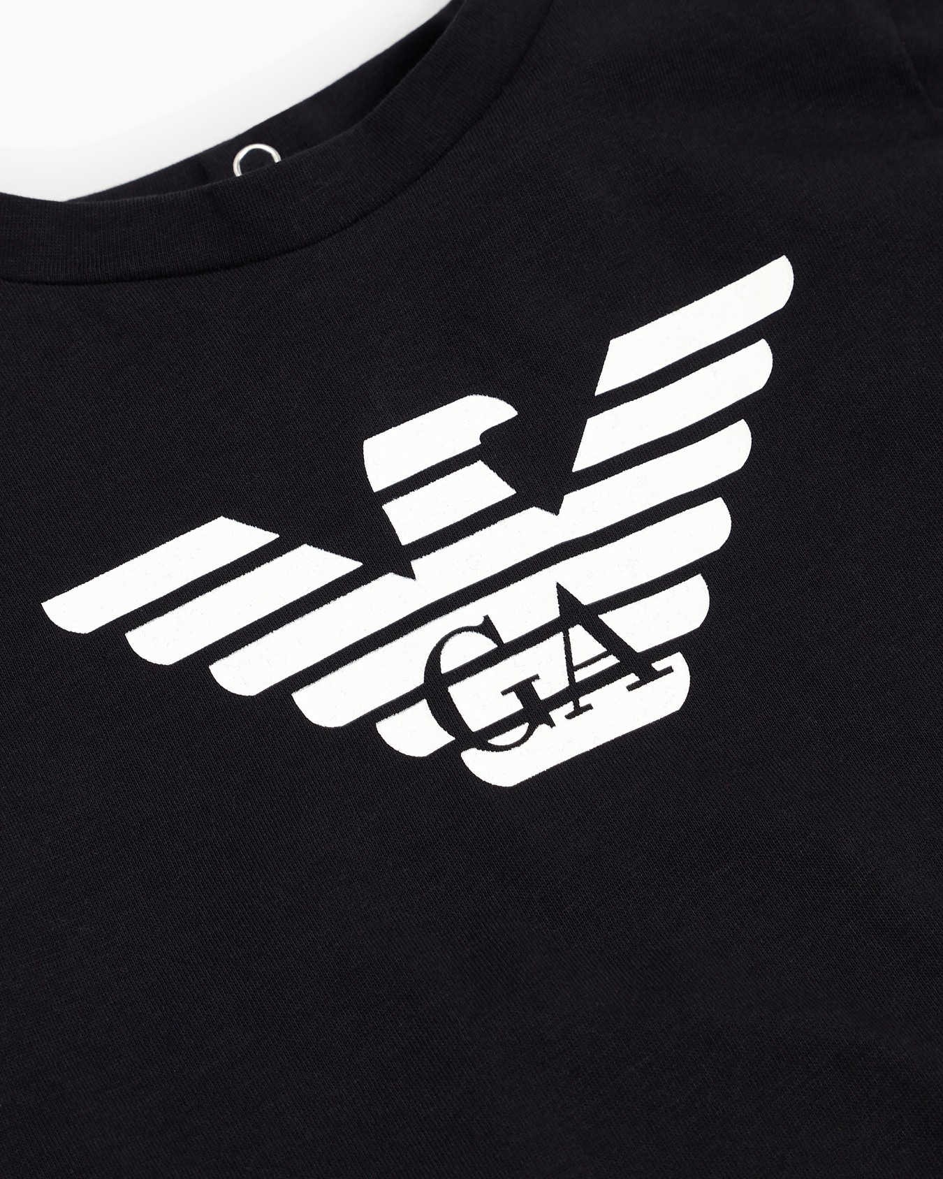 Pima-jersey T-shirt with logo Slide 1