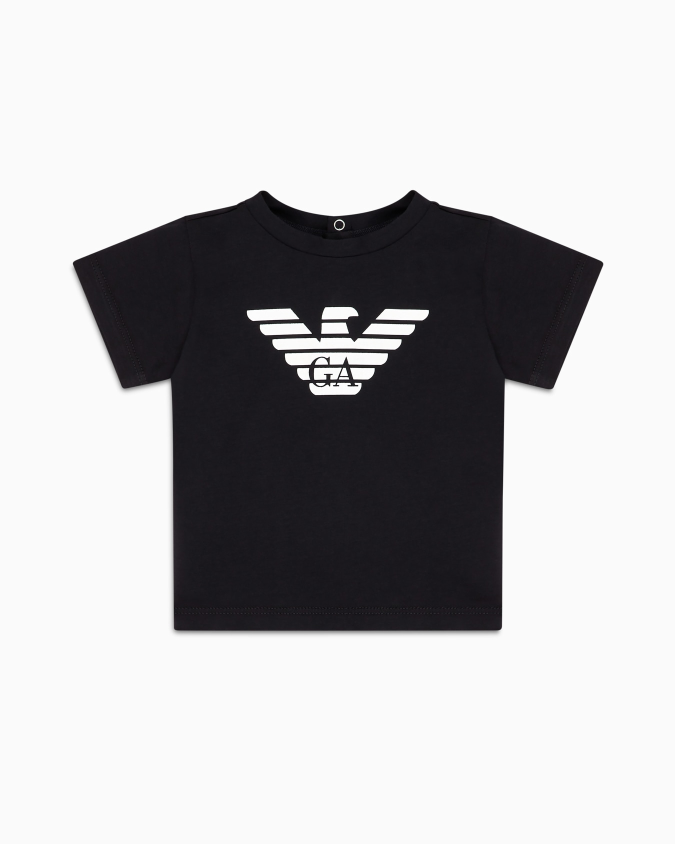 Pima-jersey T-shirt with logo Slide 0