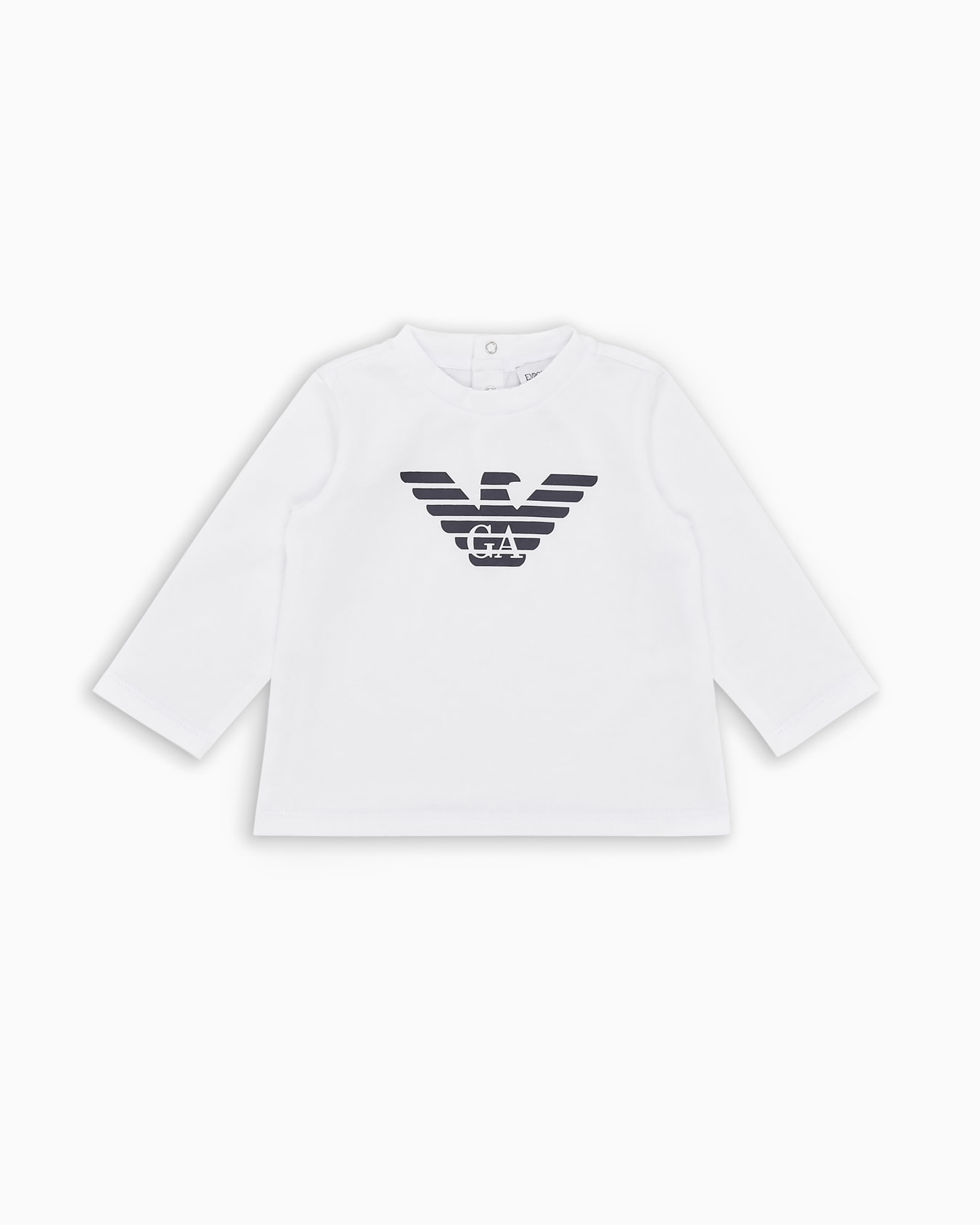 Pima-jersey jumper with logo Slide 0