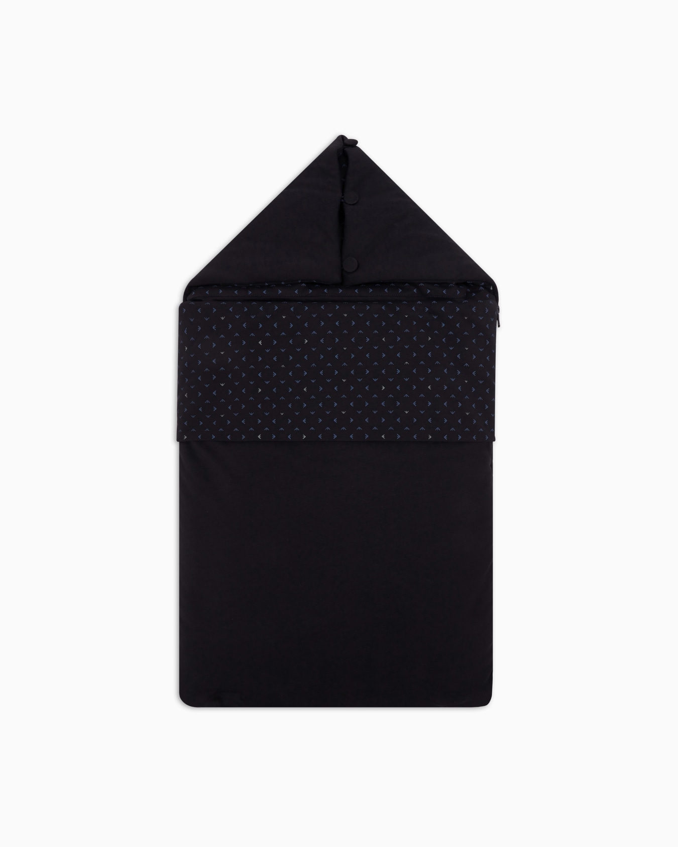Sleeping bag with op-art eagle print Slide 0