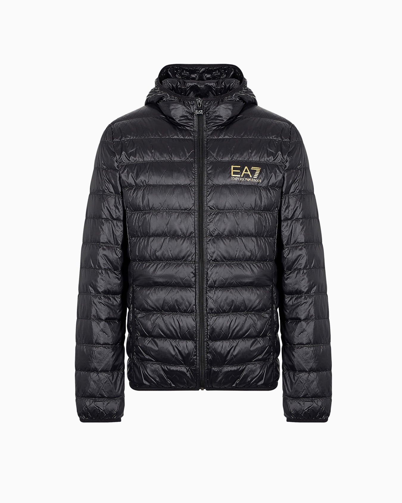 Chaqueta acolchada plegable Core Identity con capucha Diapositiva 0