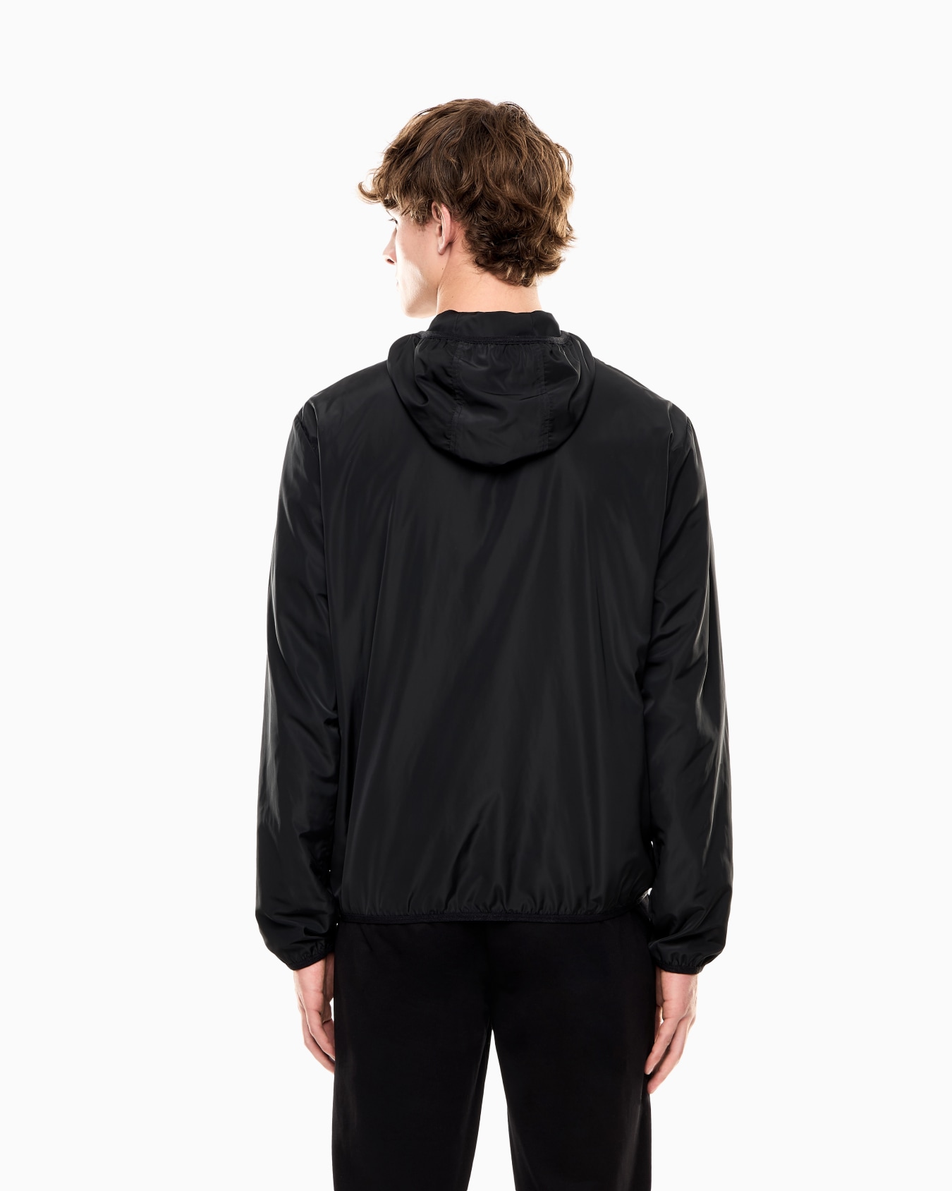 Bomber con capucha de tejido reciclado Core Identity Diapositiva 3