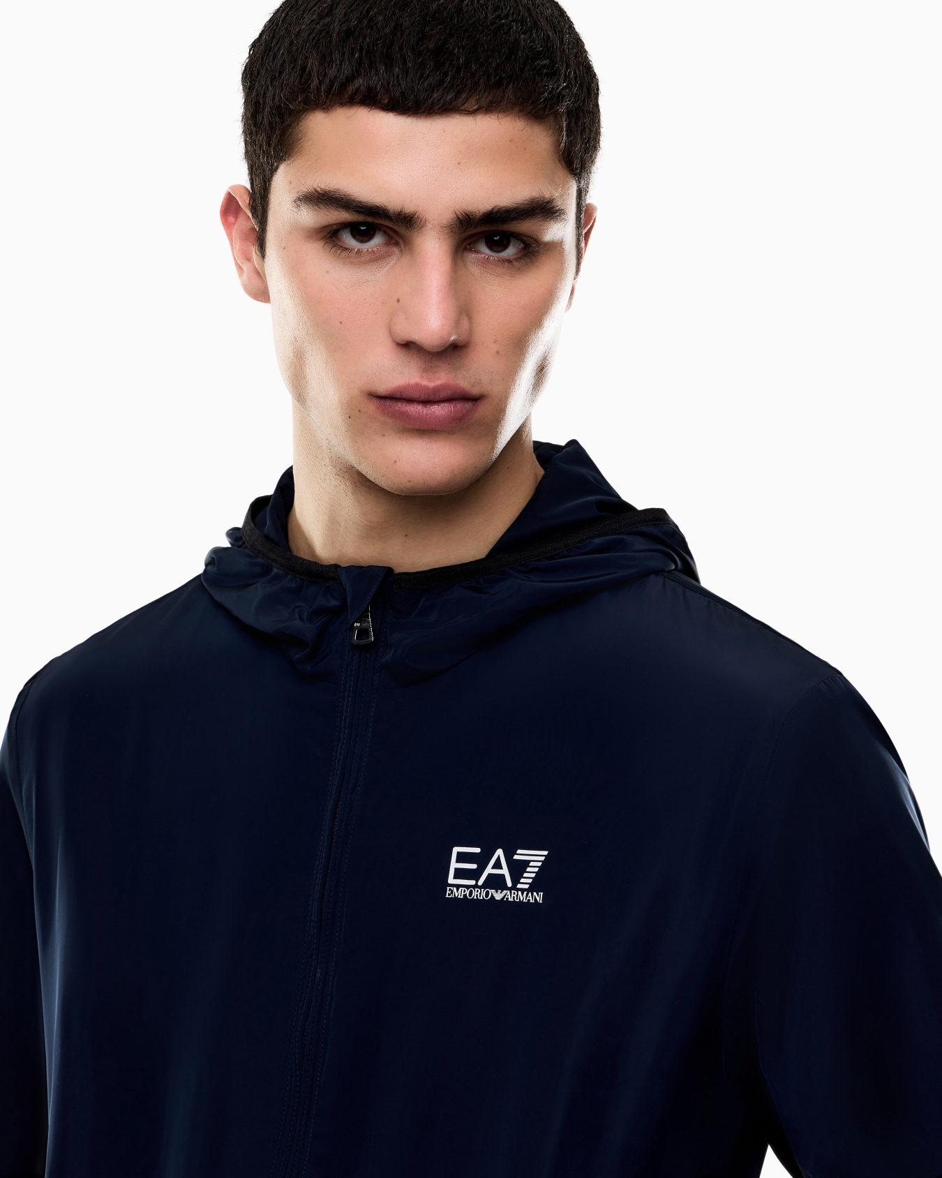 ASV Bomberjacke Core Identity mit Kapuze aus Funktionsgewebe Folie 5