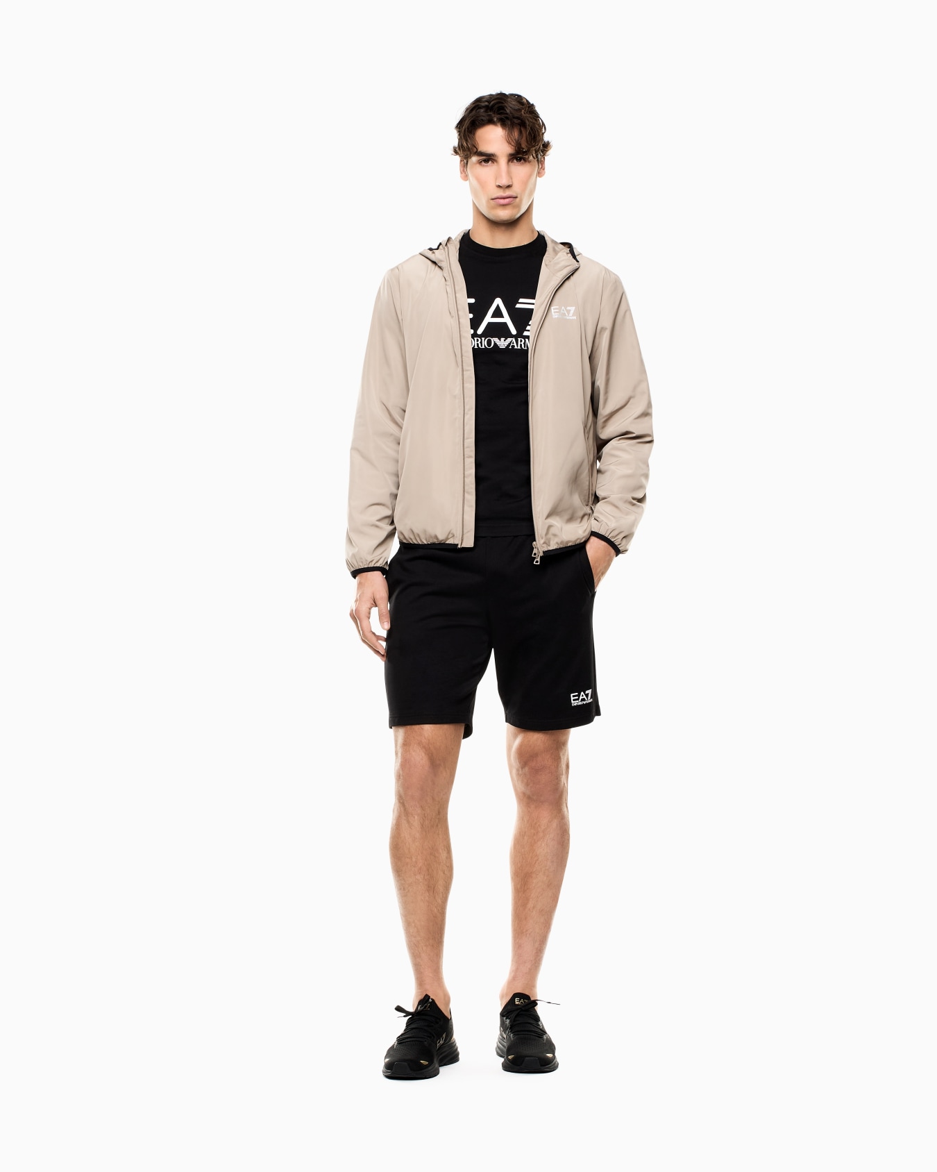 ASV Core Identity hooded bomber jacket in technical fabric Slide 1