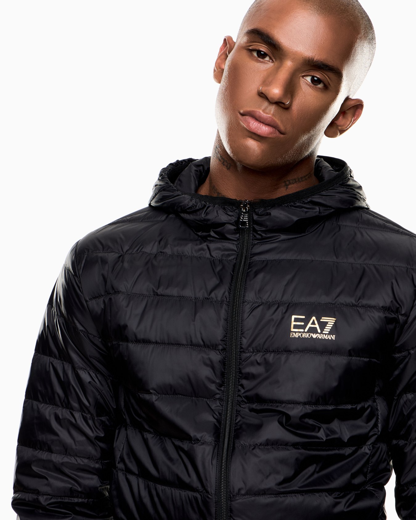 Chaqueta de plumas plegable Core Identity con capucha Diapositiva 5