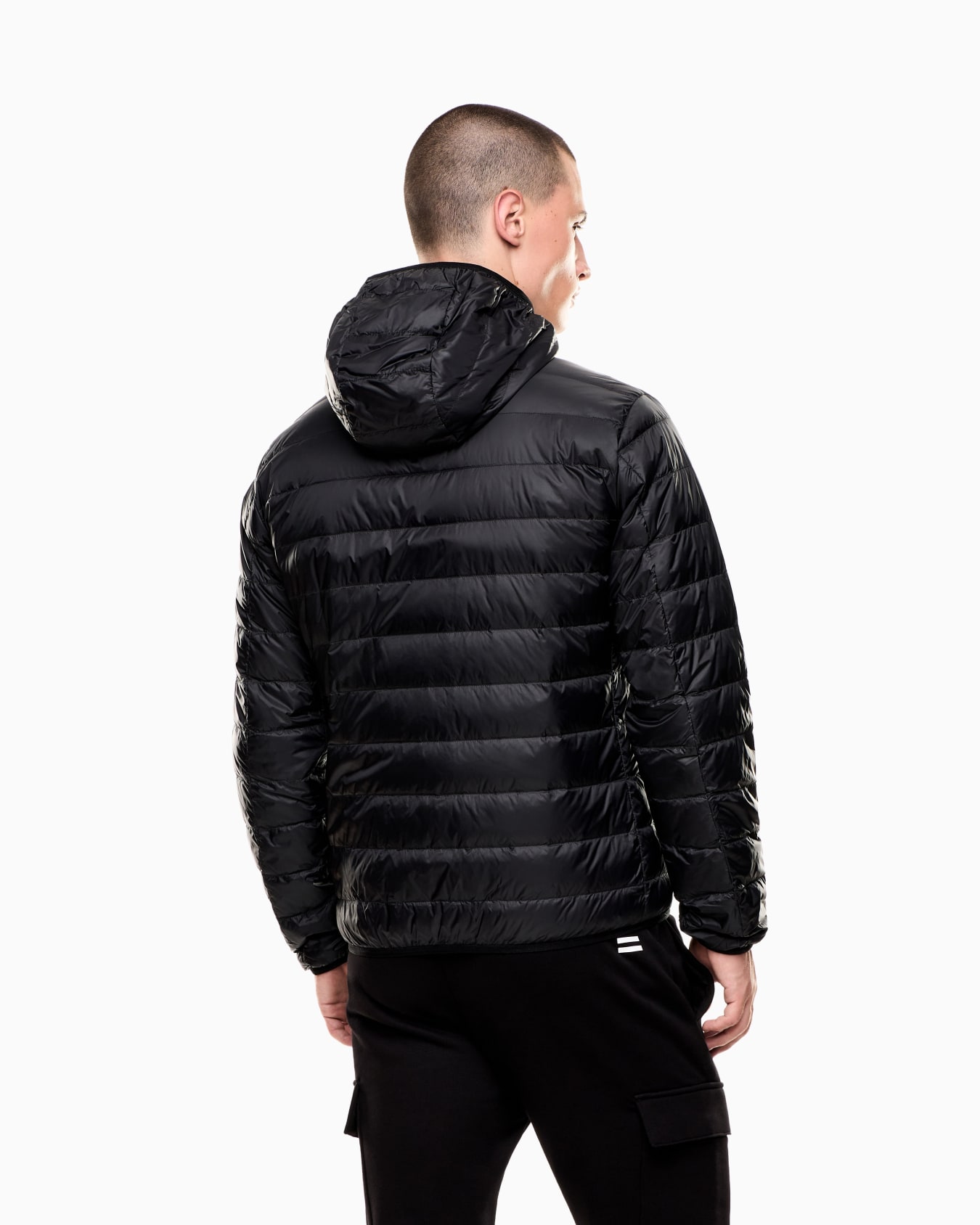 Core Identity packable down jacket with hood Slide 2