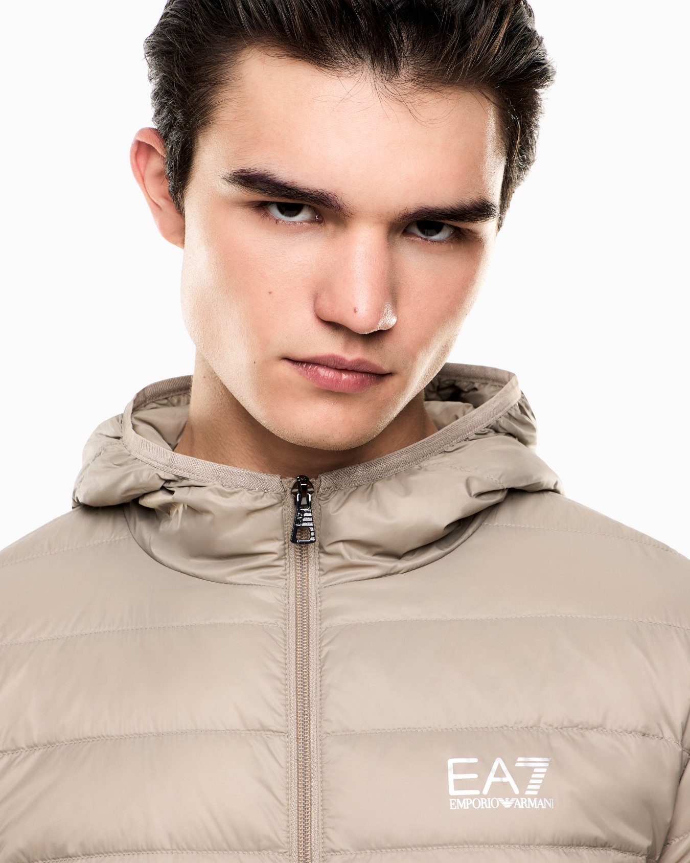 Core Identity packable down jacket with hood Slide 4