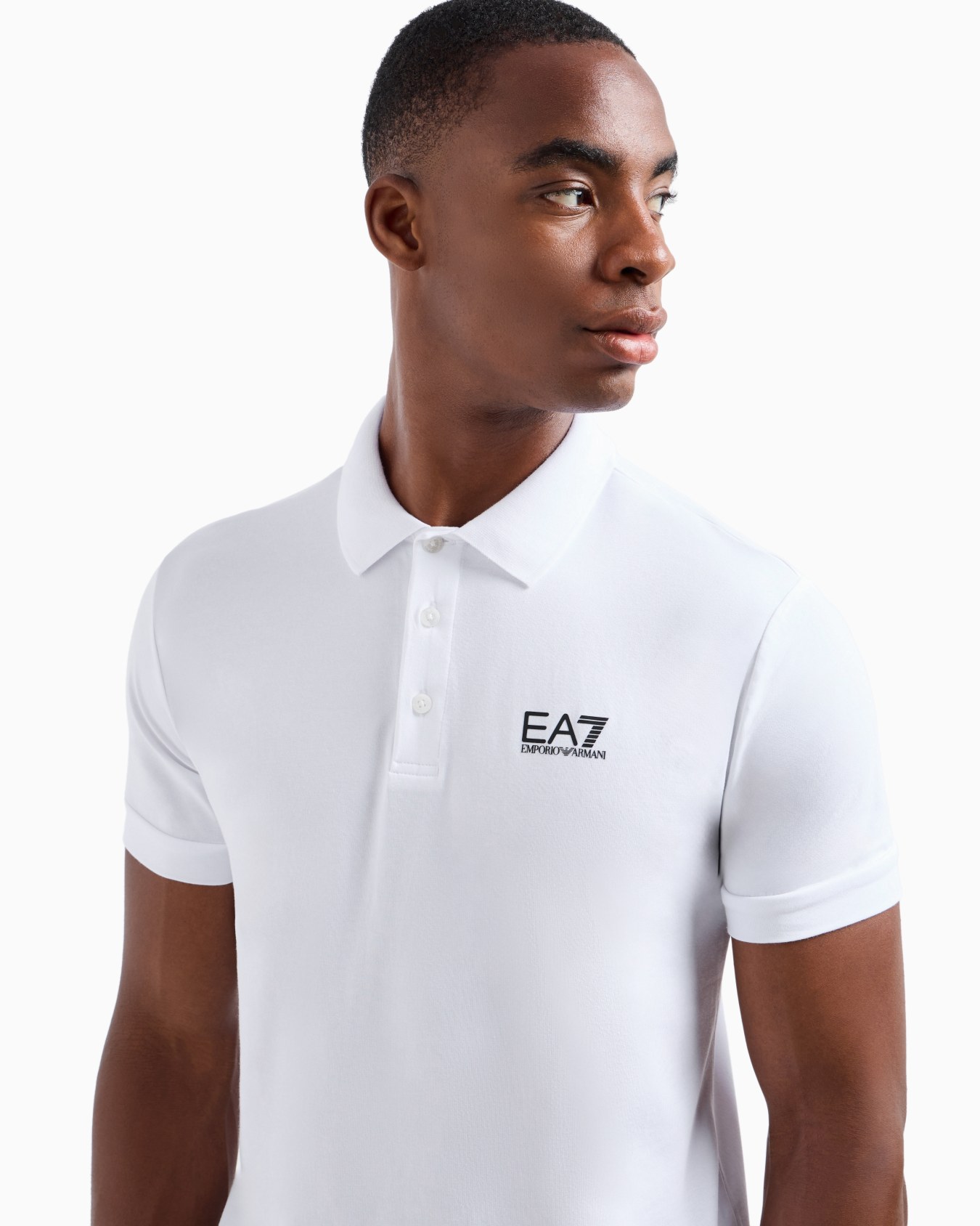 Core Identity stretch-cotton polo shirt Slide 4