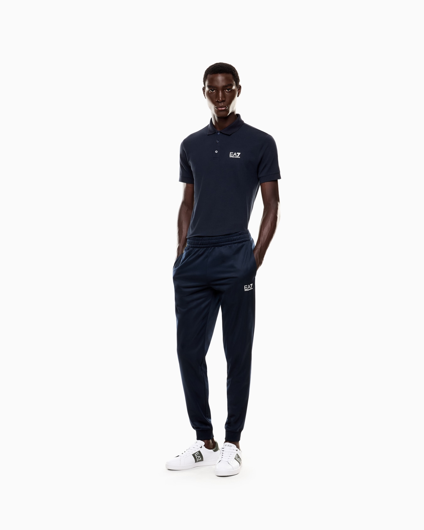 Polo Core Identity de algodón elástico Diapositiva 1