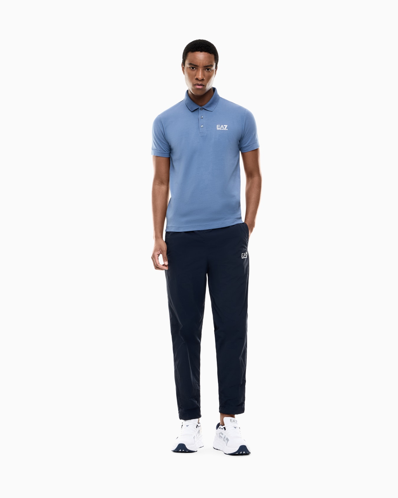 Core Identity stretch-cotton polo shirt Slide 1