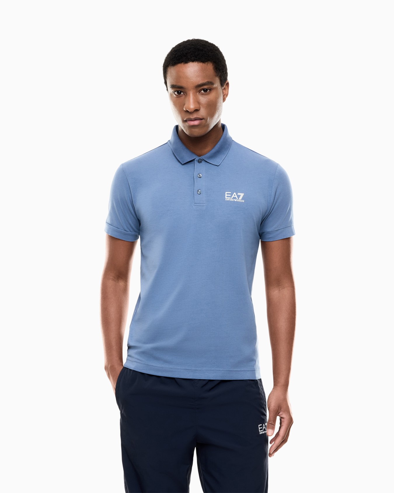 Core Identity stretch-cotton polo shirt Slide 2