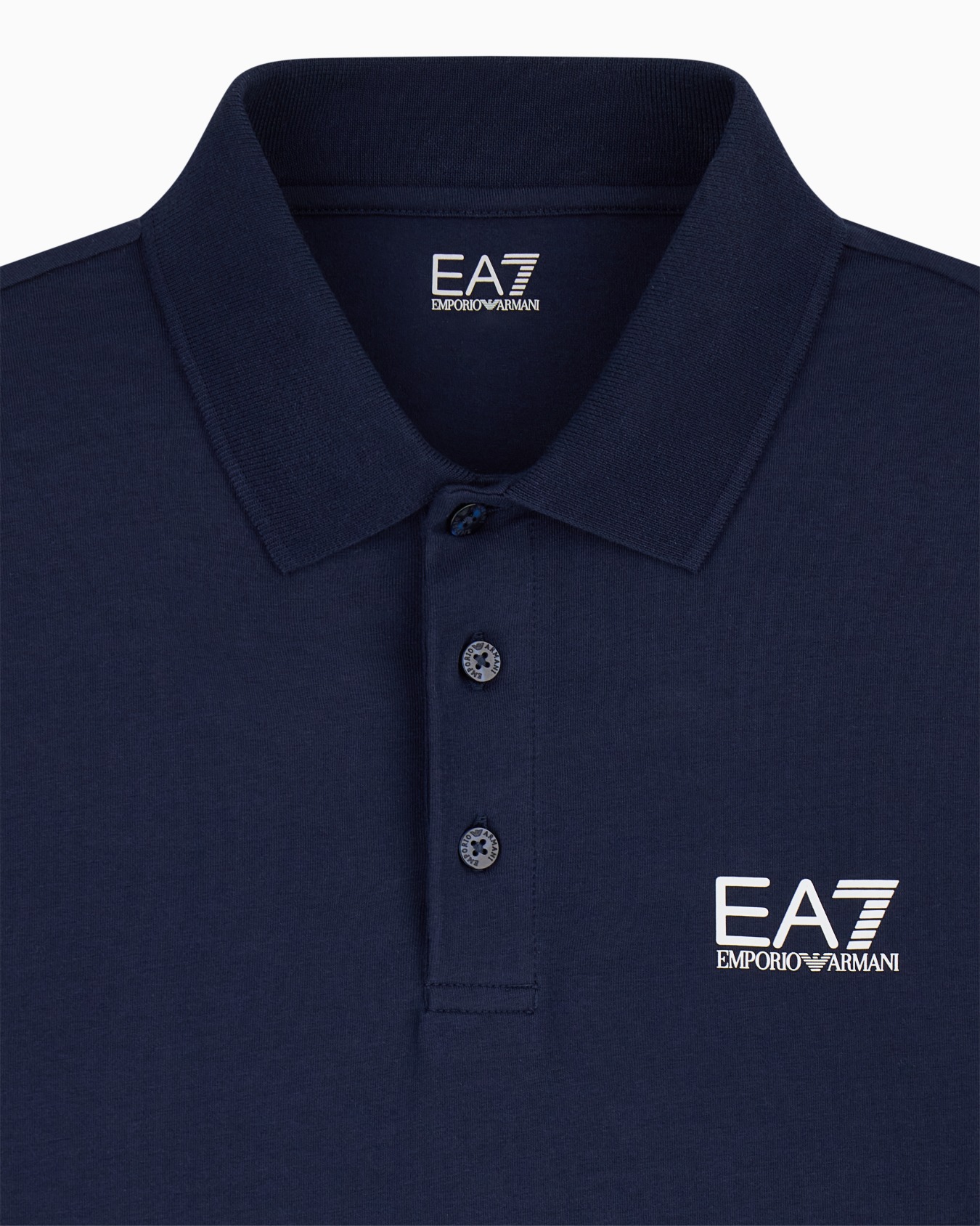 Core Identity stretch-cotton, long-sleeved polo shirt Slide 4