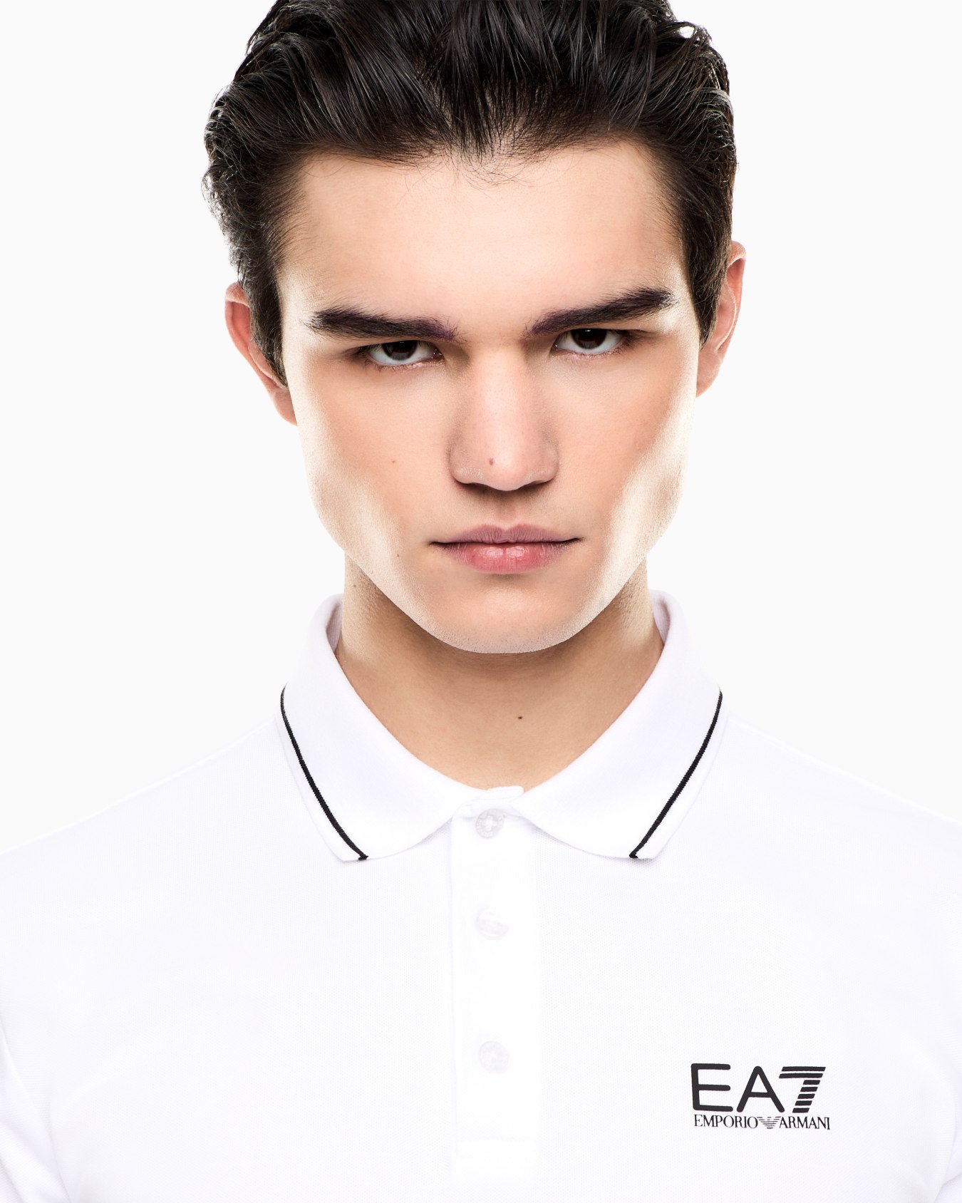 Core Identity stretch-cotton piqué polo shirt Slide 4