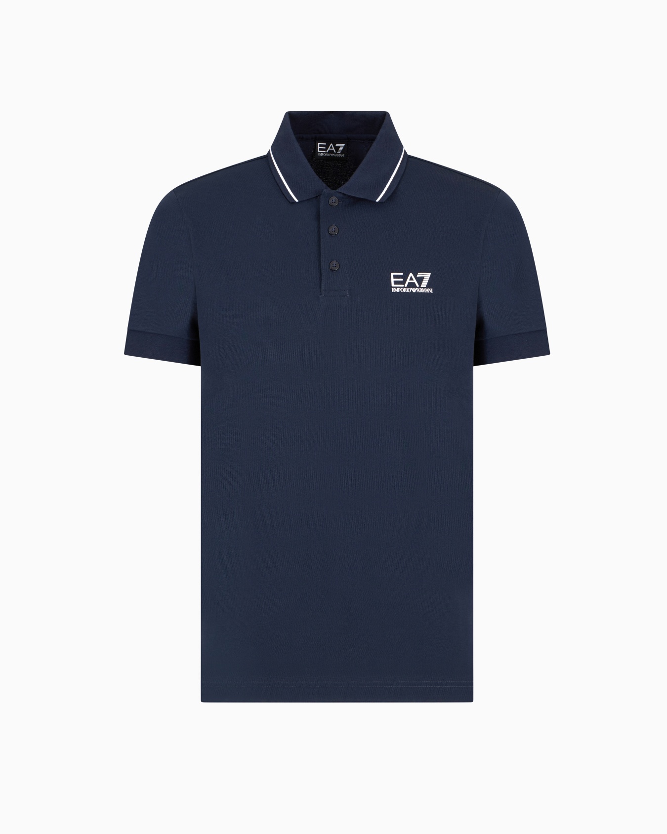 Polo Core Identity de piqué de algodón elástico Diapositiva 0