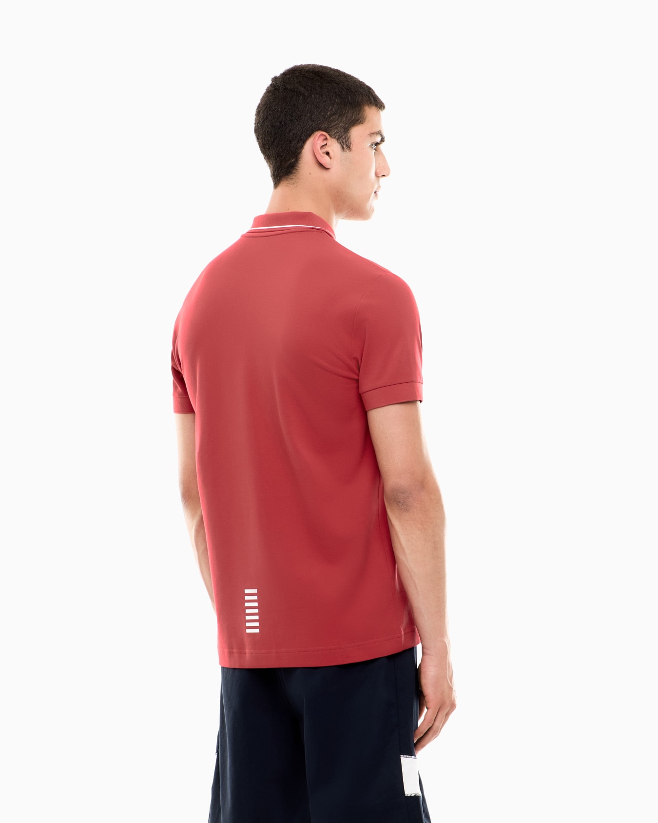 Core Identity stretch-cotton piqué polo shirt Slide 5