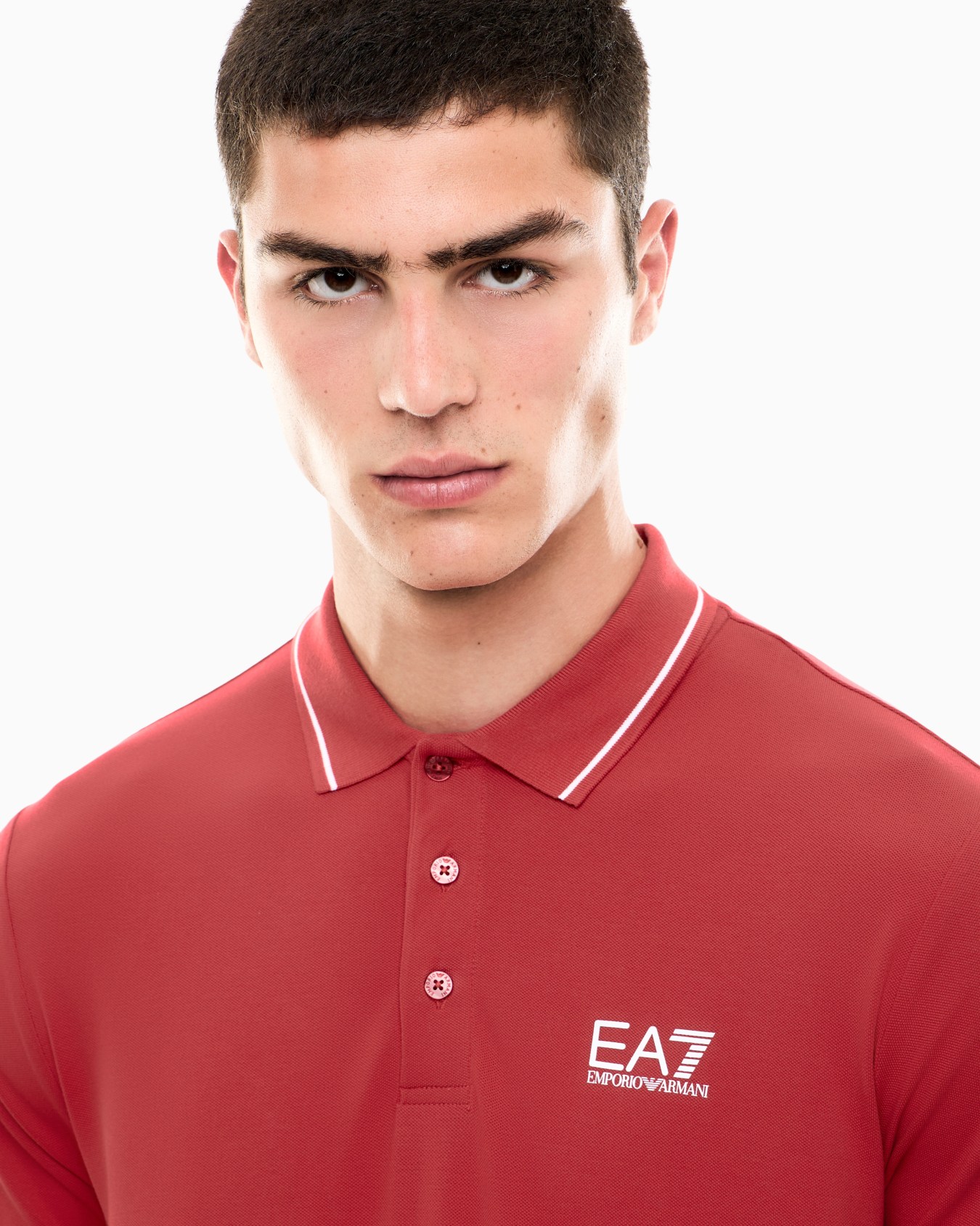 Core Identity stretch-cotton piqué polo shirt Slide 6