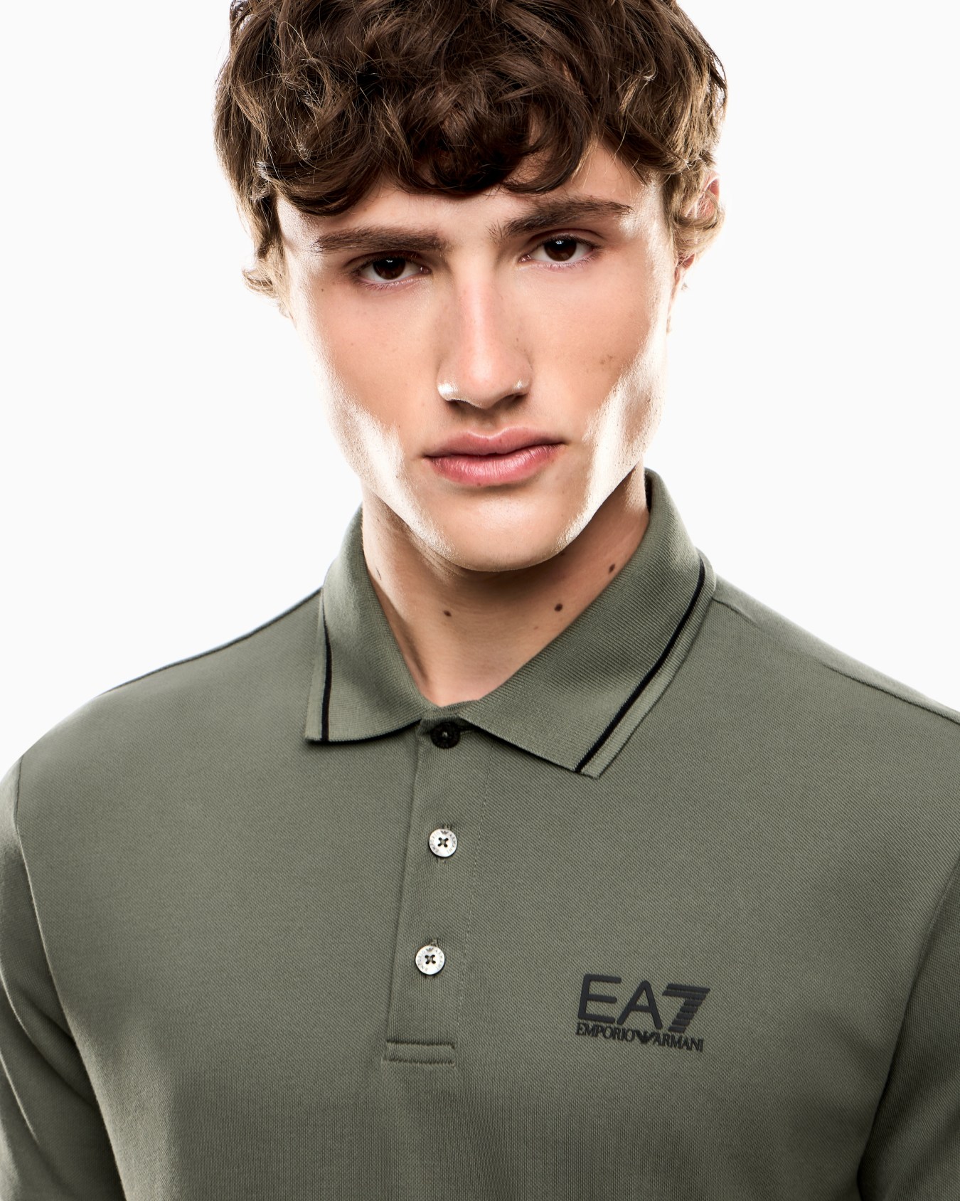 Core Identity stretch-cotton piqué polo shirt Slide 4