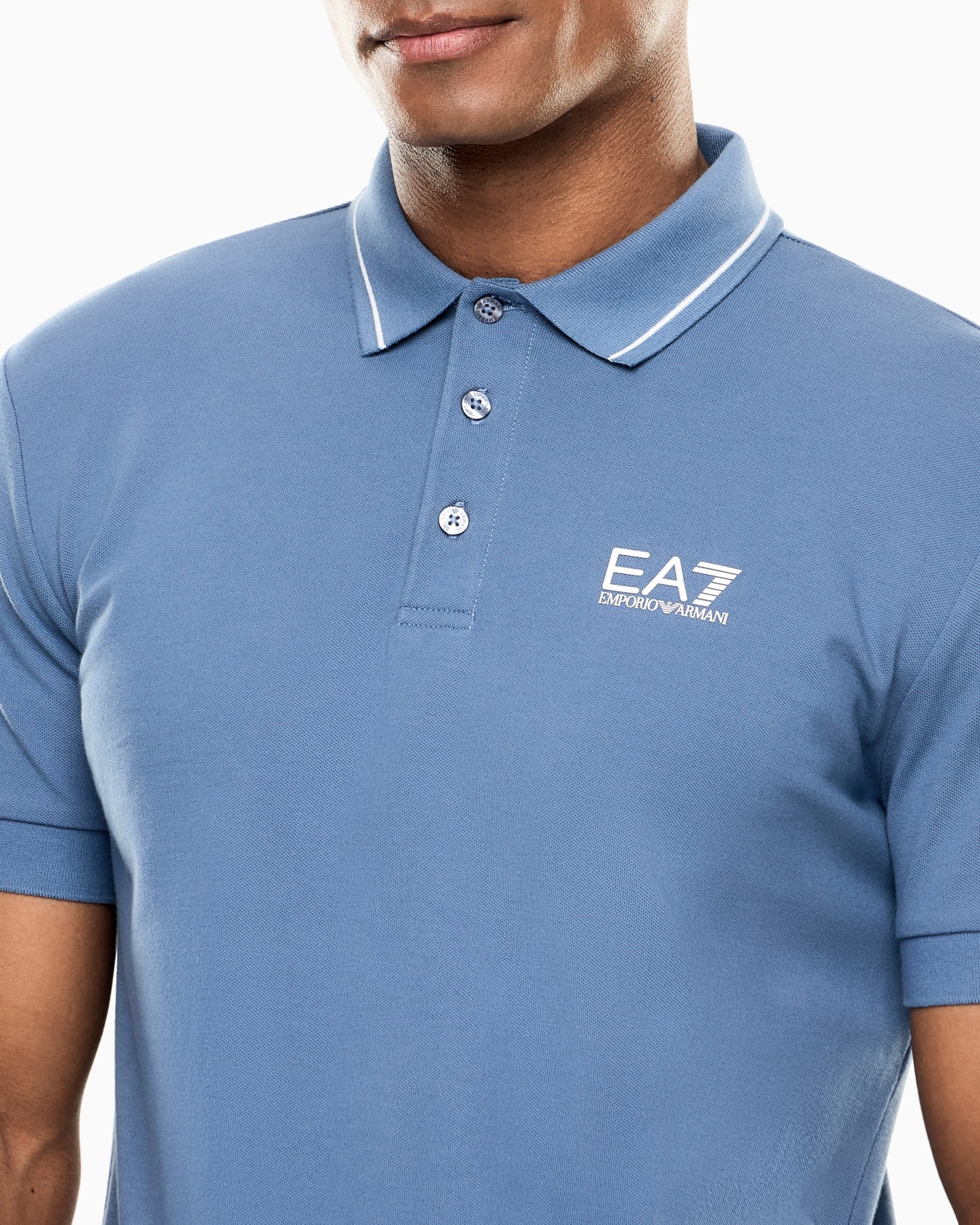 Core Identity stretch-cotton piqué polo shirt Slide 4