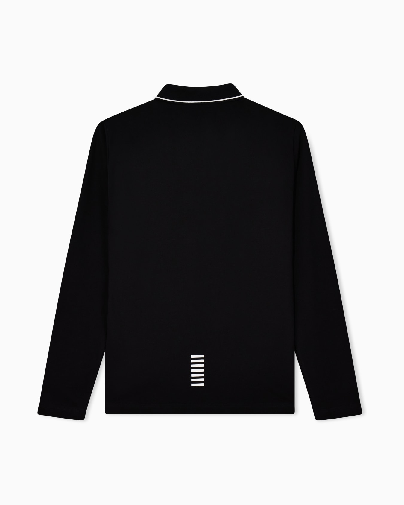 Polo con logo a maniche lunghe in cotone Core Identity Slide 2