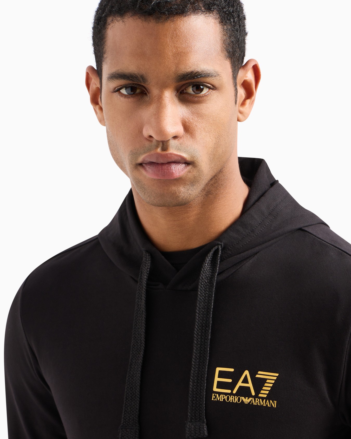 Logo Series hooded cotton sweatshirt Slide 4