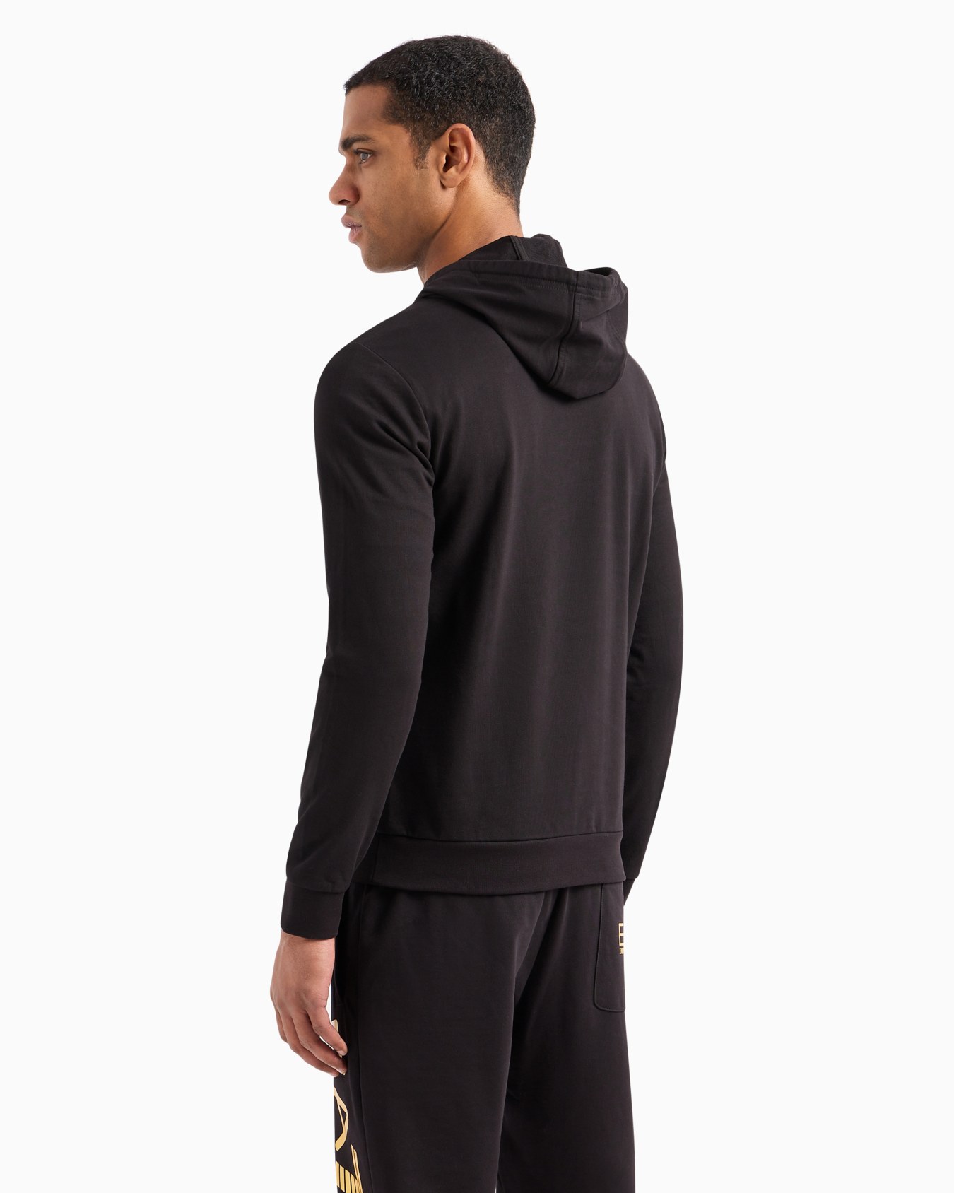 Logo Series hooded cotton sweatshirt Slide 2