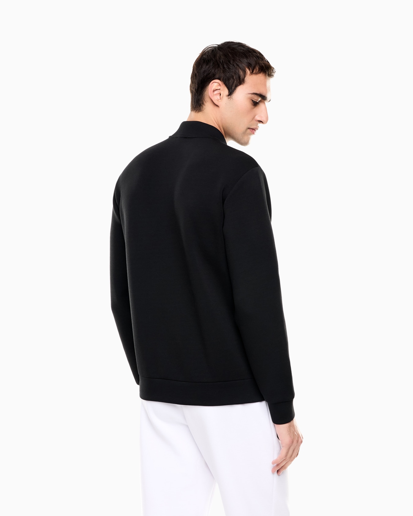 Sudadera tipo cárdigan en mezcla de viscosa elástica Diapositiva 2