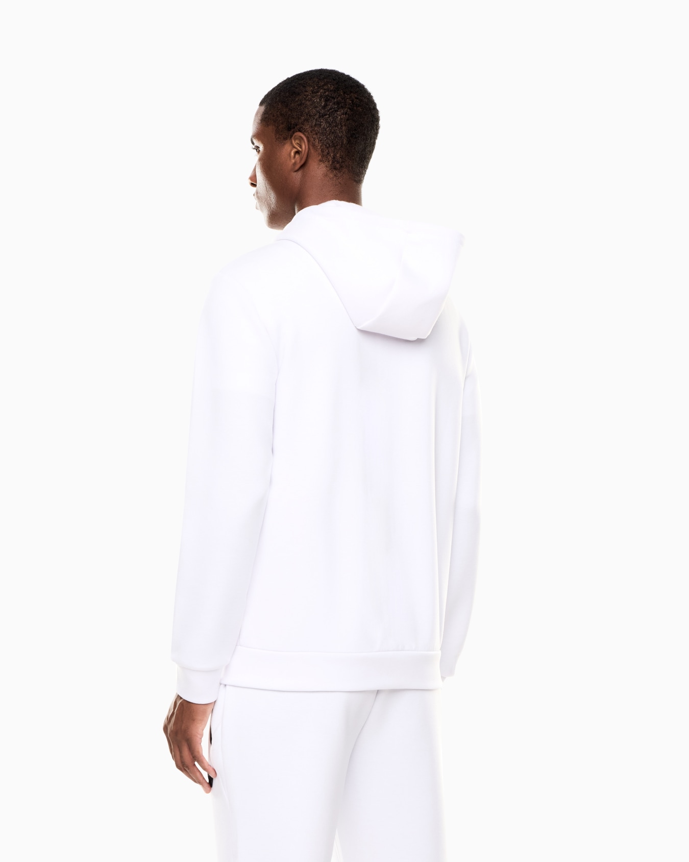 Premium Shield stretch viscose-blend hooded sweatshirt Slide 2