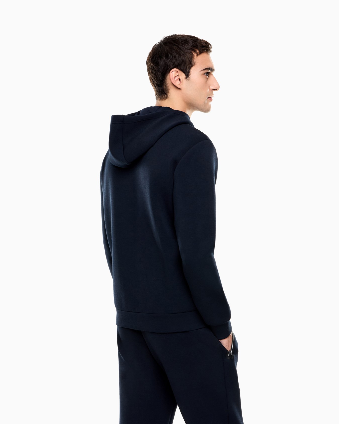 Premium Shield stretch viscose-blend hooded sweatshirt Slide 5