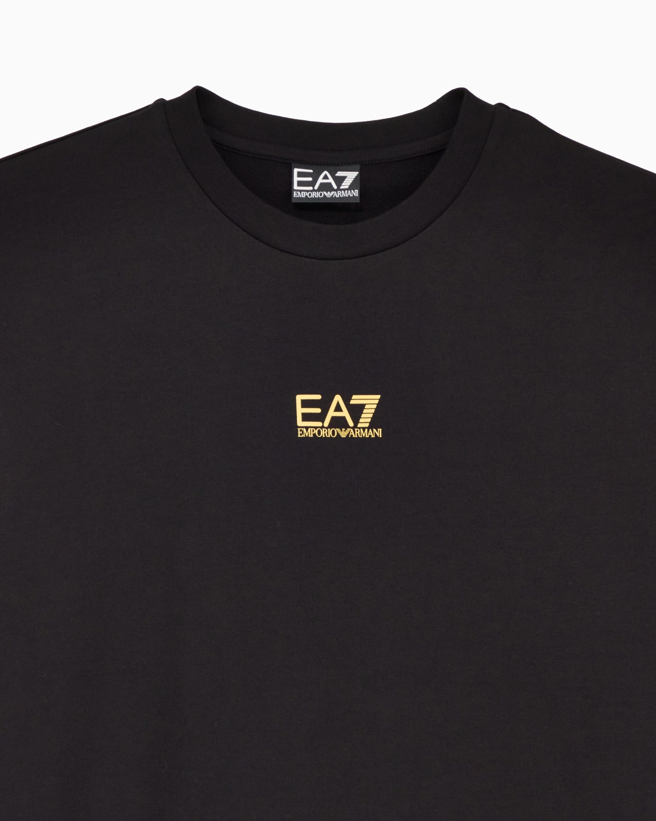 Sudadera de cuello redondo de algodón Core Identity Diapositiva 4