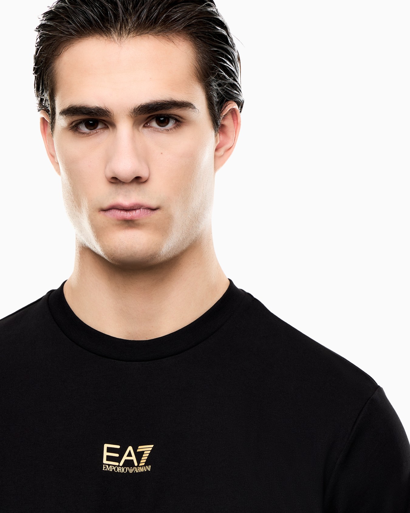 Sudadera de cuello redondo de algodón Core Identity Diapositiva 5