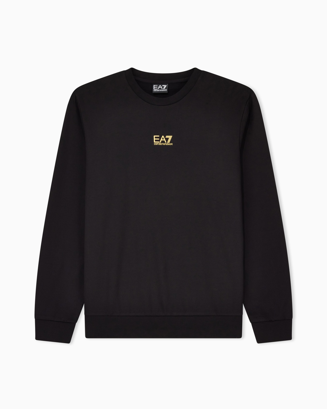 Sudadera de cuello redondo de algodón Core Identity Diapositiva 0