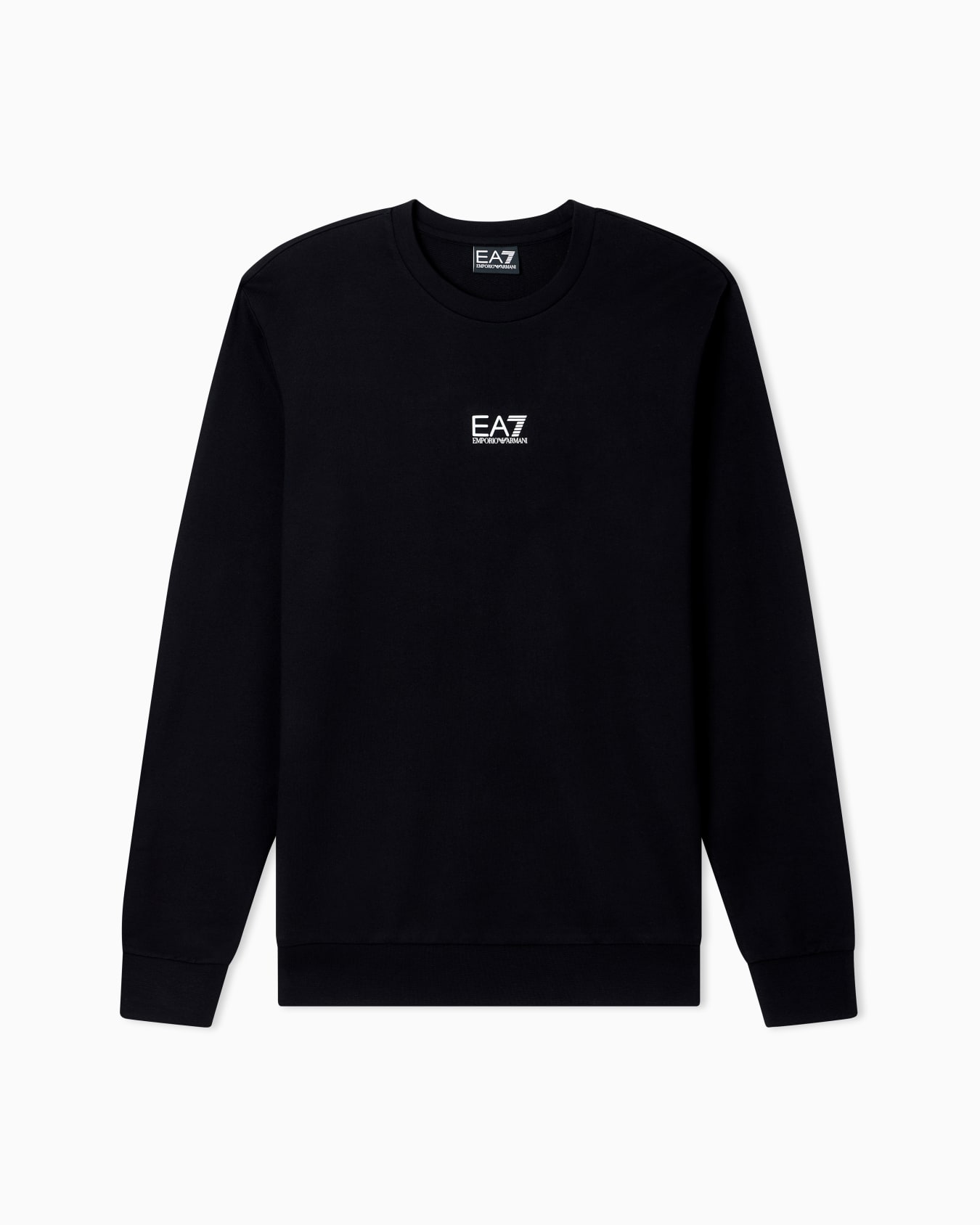 Core Identity cotton crew-neck sweatshirt Slide 0