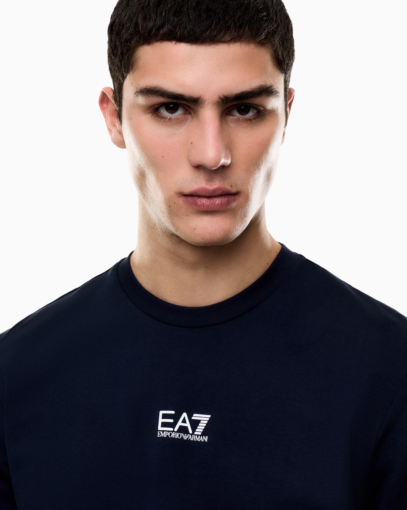 Core Identity cotton crew-neck sweatshirt Slide 5