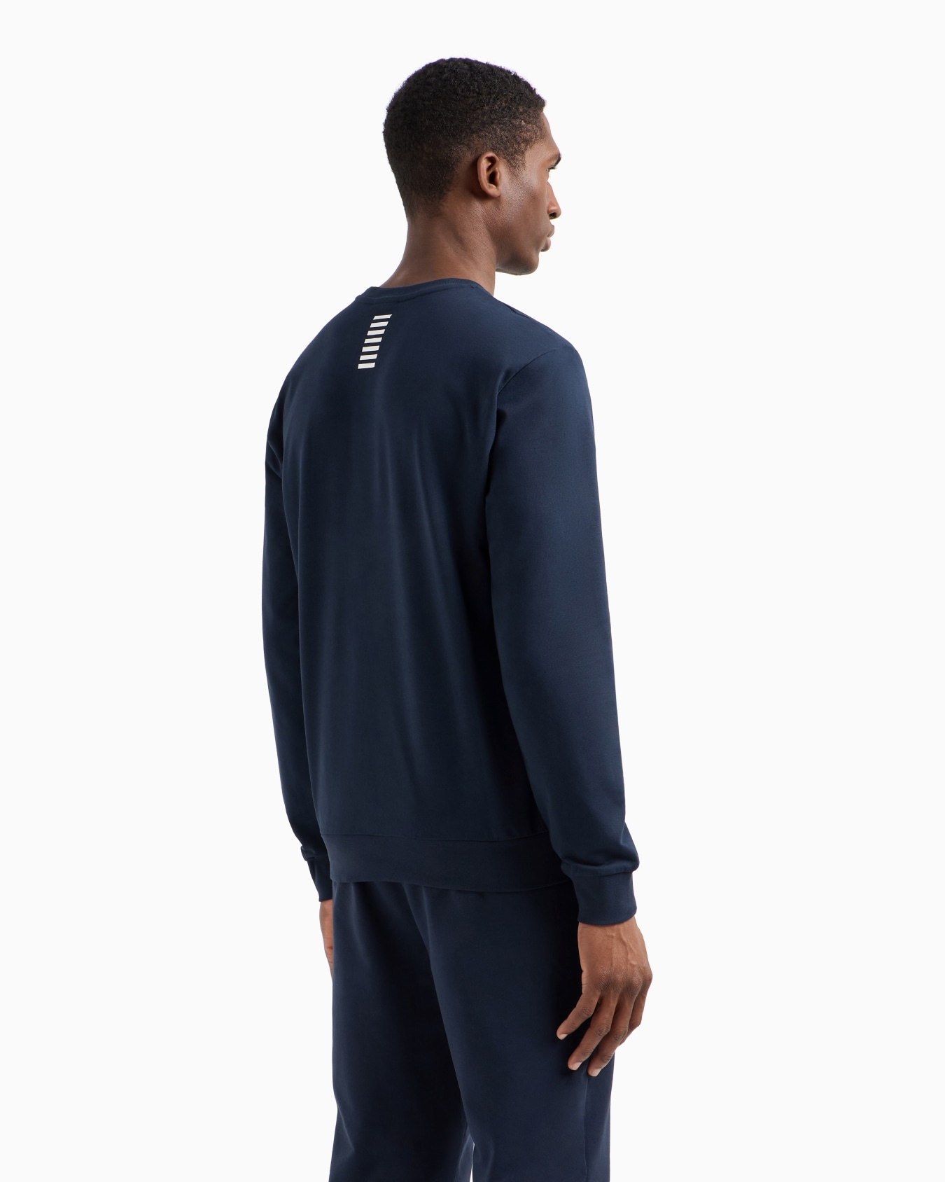 Sudadera de cuello redondo de algodón Core Identity Diapositiva 2