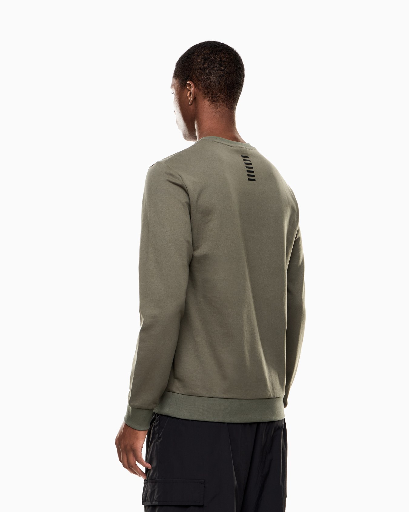 Core Identity cotton crew-neck sweatshirt Slide 2