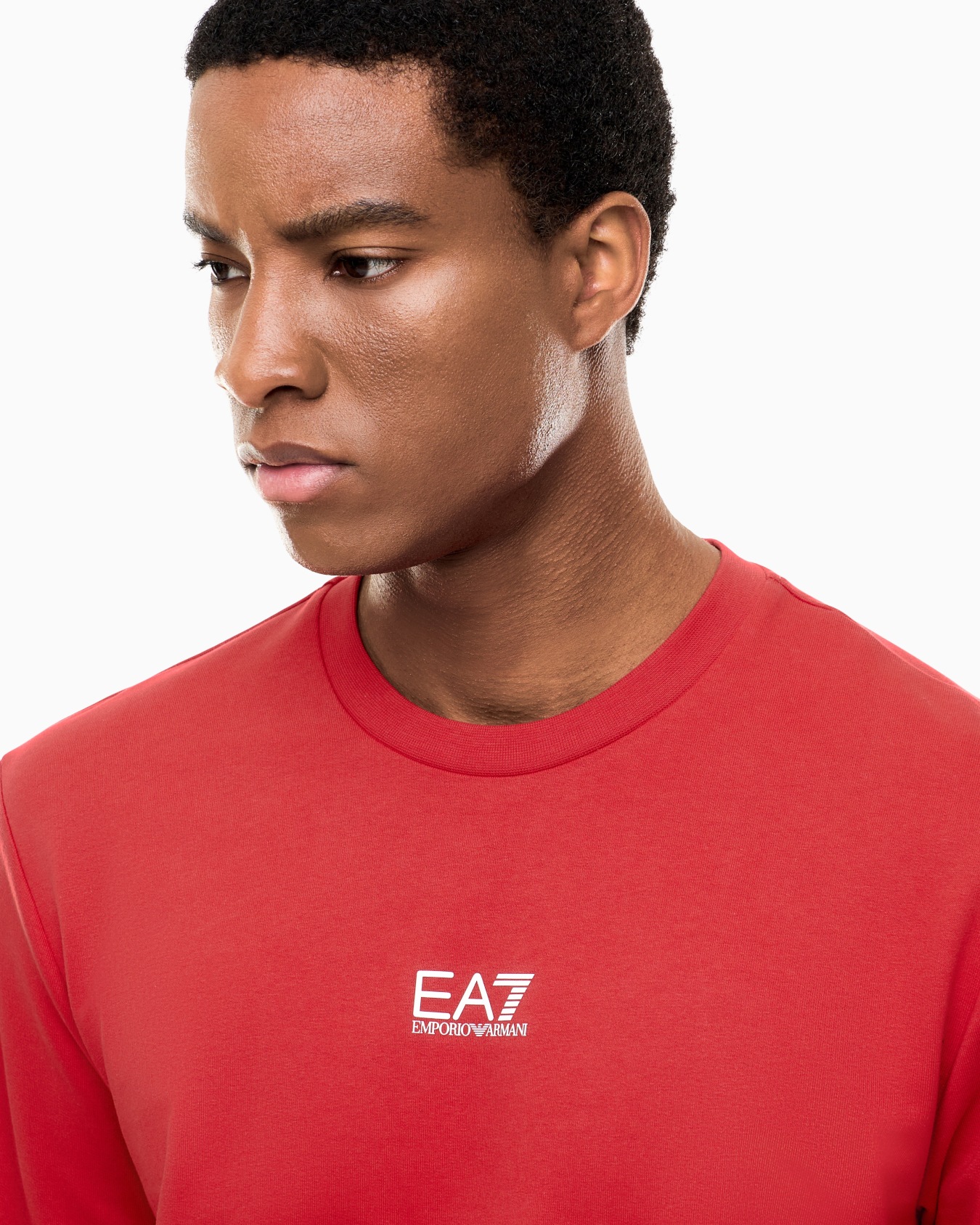 Core Identity cotton crew-neck sweatshirt Slide 4