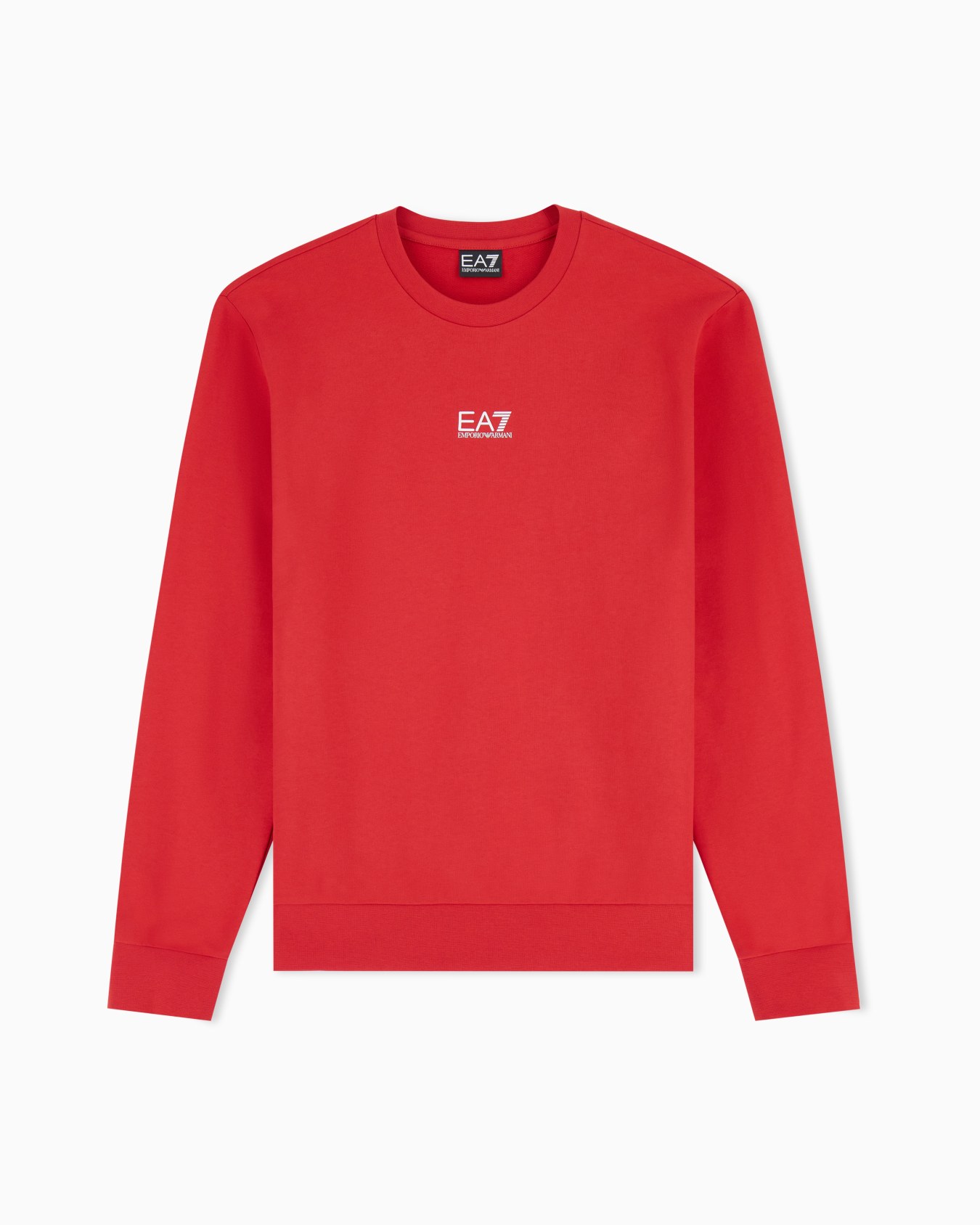 Core Identity cotton crew-neck sweatshirt Slide 0