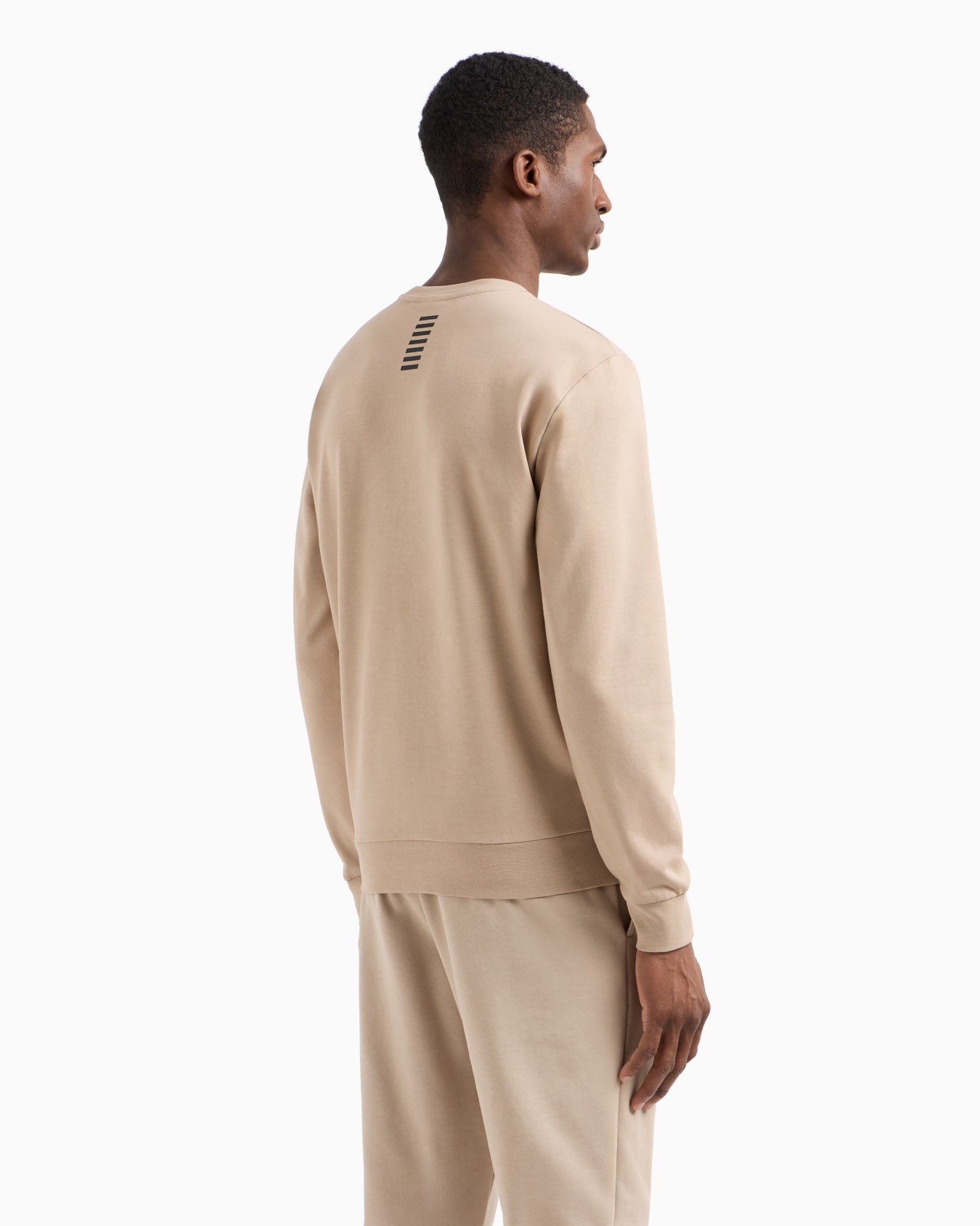 Core Identity cotton crew-neck sweatshirt Slide 2