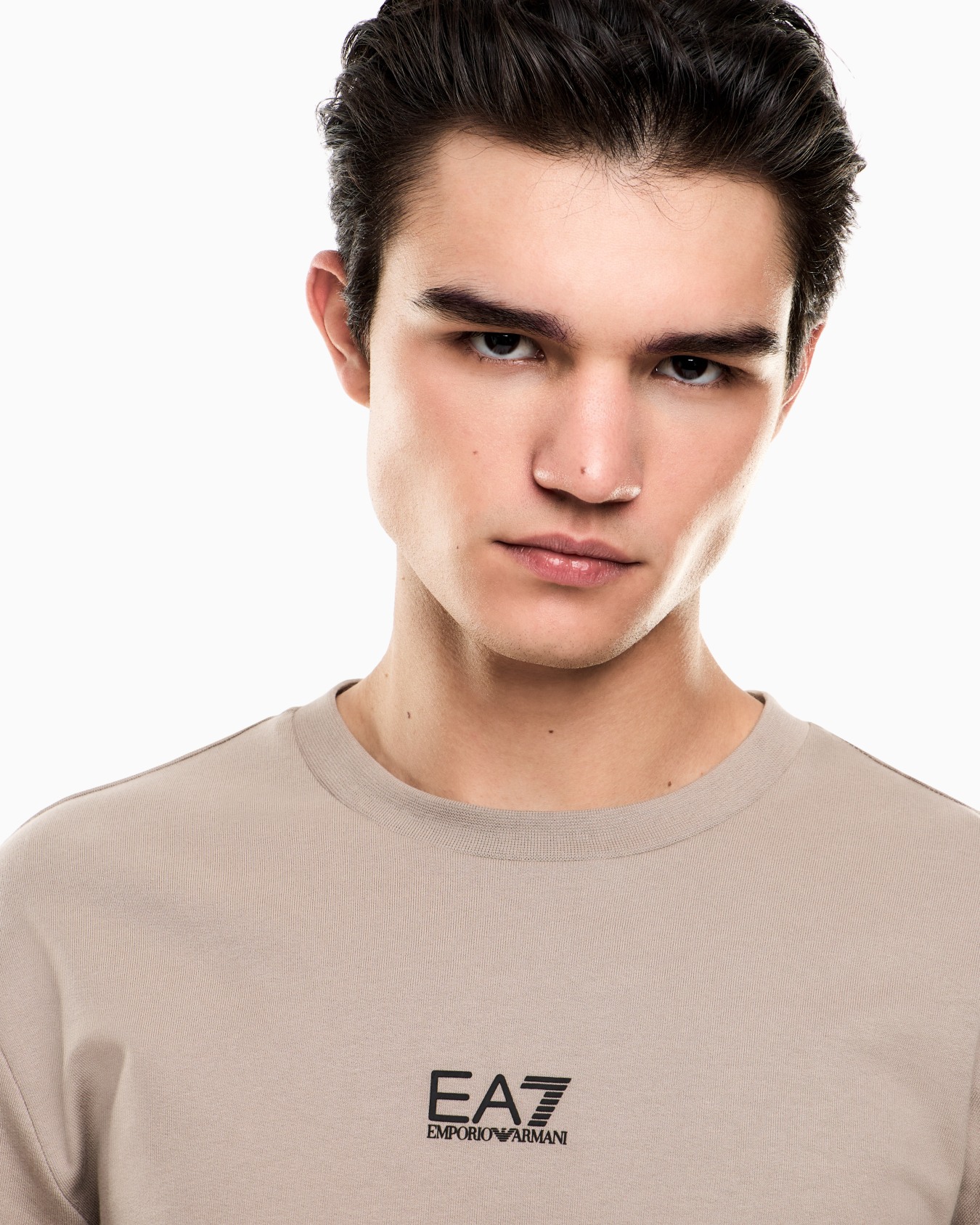 Core Identity cotton crew-neck sweatshirt Slide 4