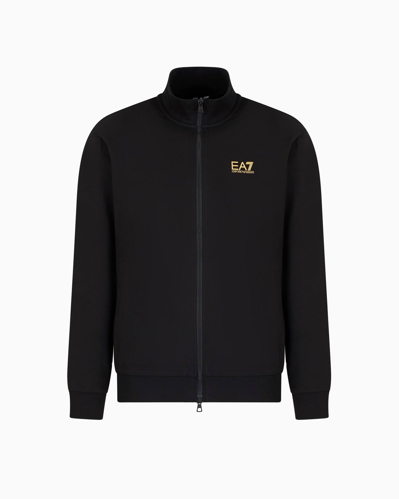 Sweat-shirt façon cardigan en coton Core Identity Diapositive 0