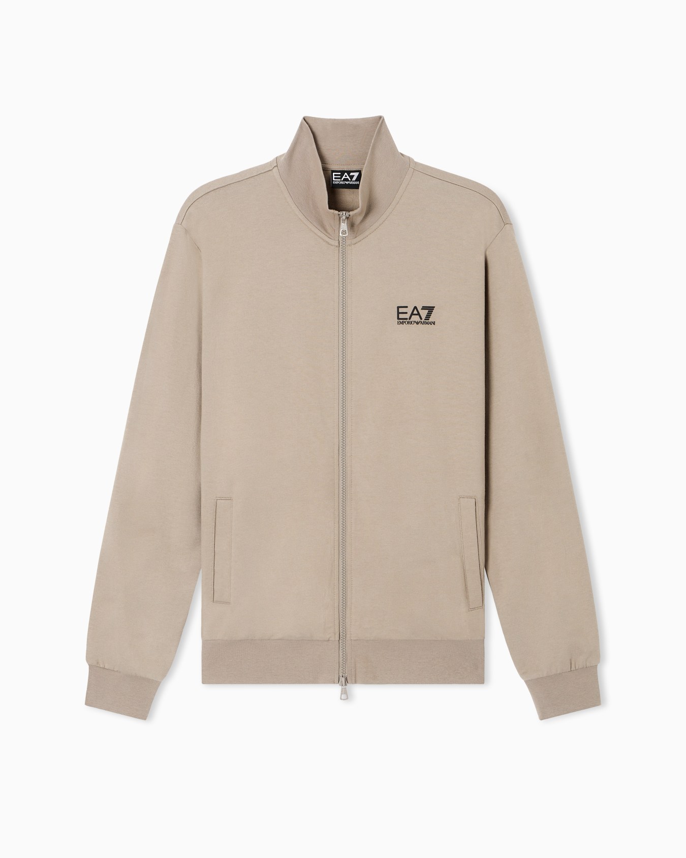 Core Identity cotton zip-up sweatshirt Slide 0