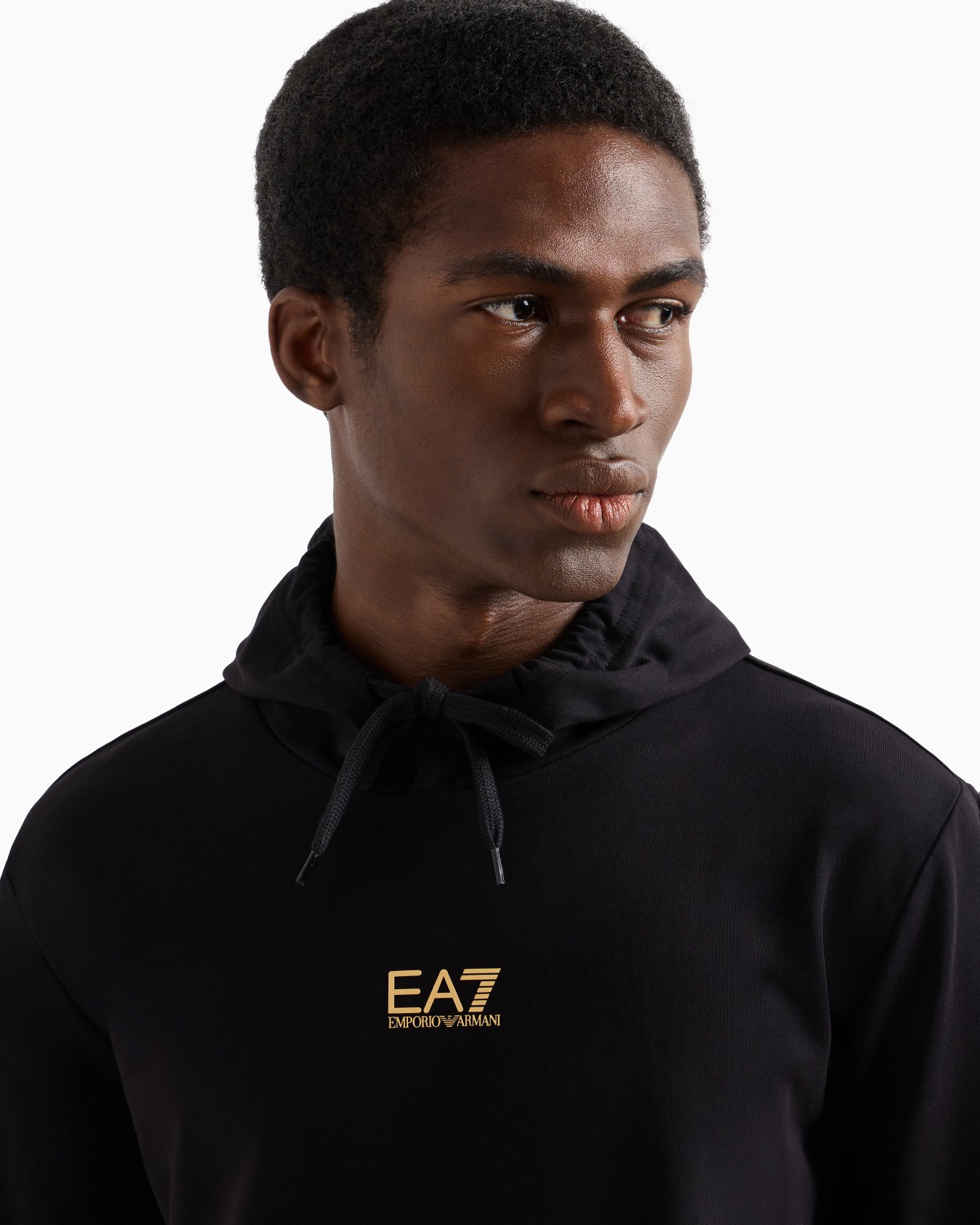 Core Identity cotton hooded sweatshirt Slide 4