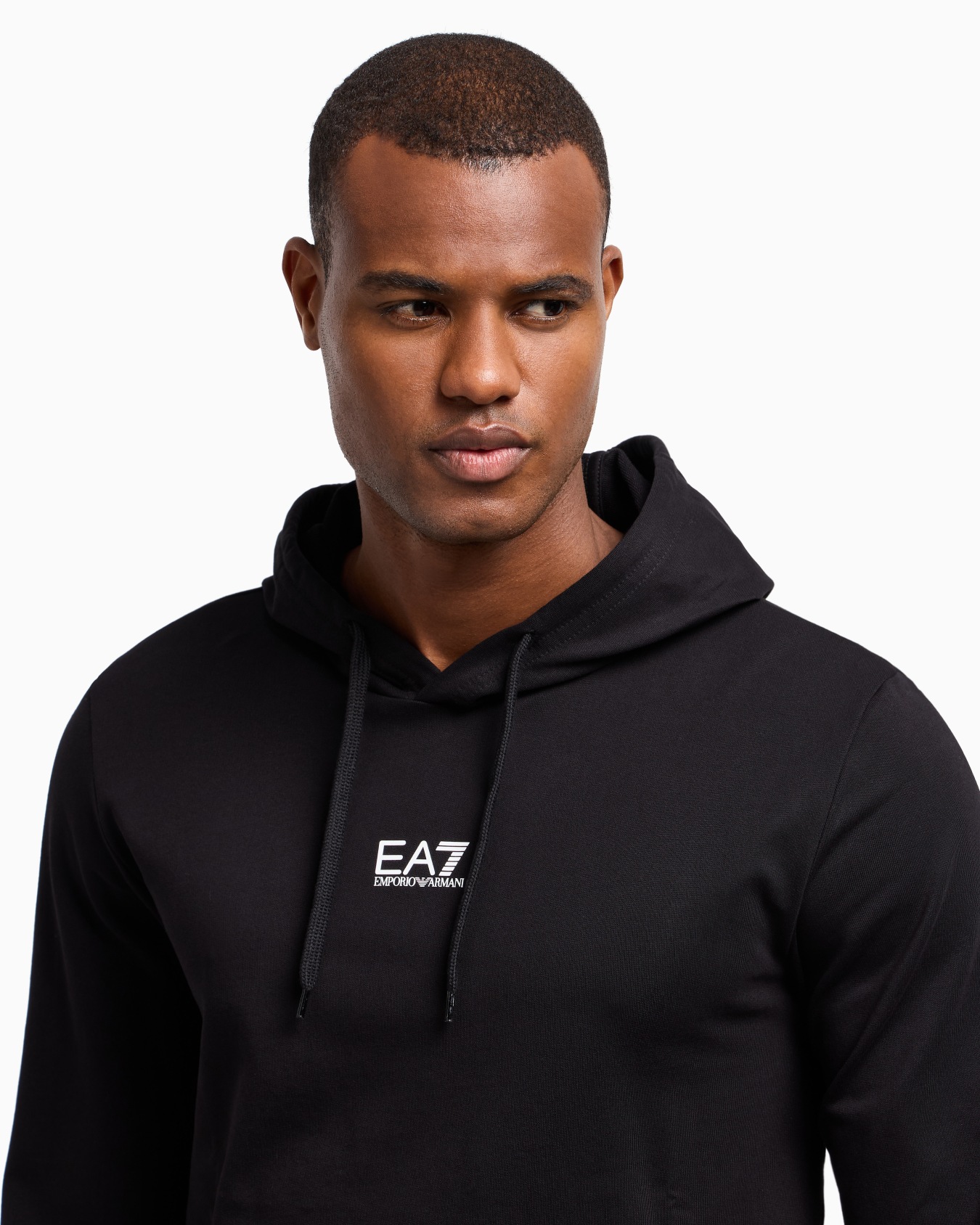 Core Identity cotton hooded sweatshirt Slide 4