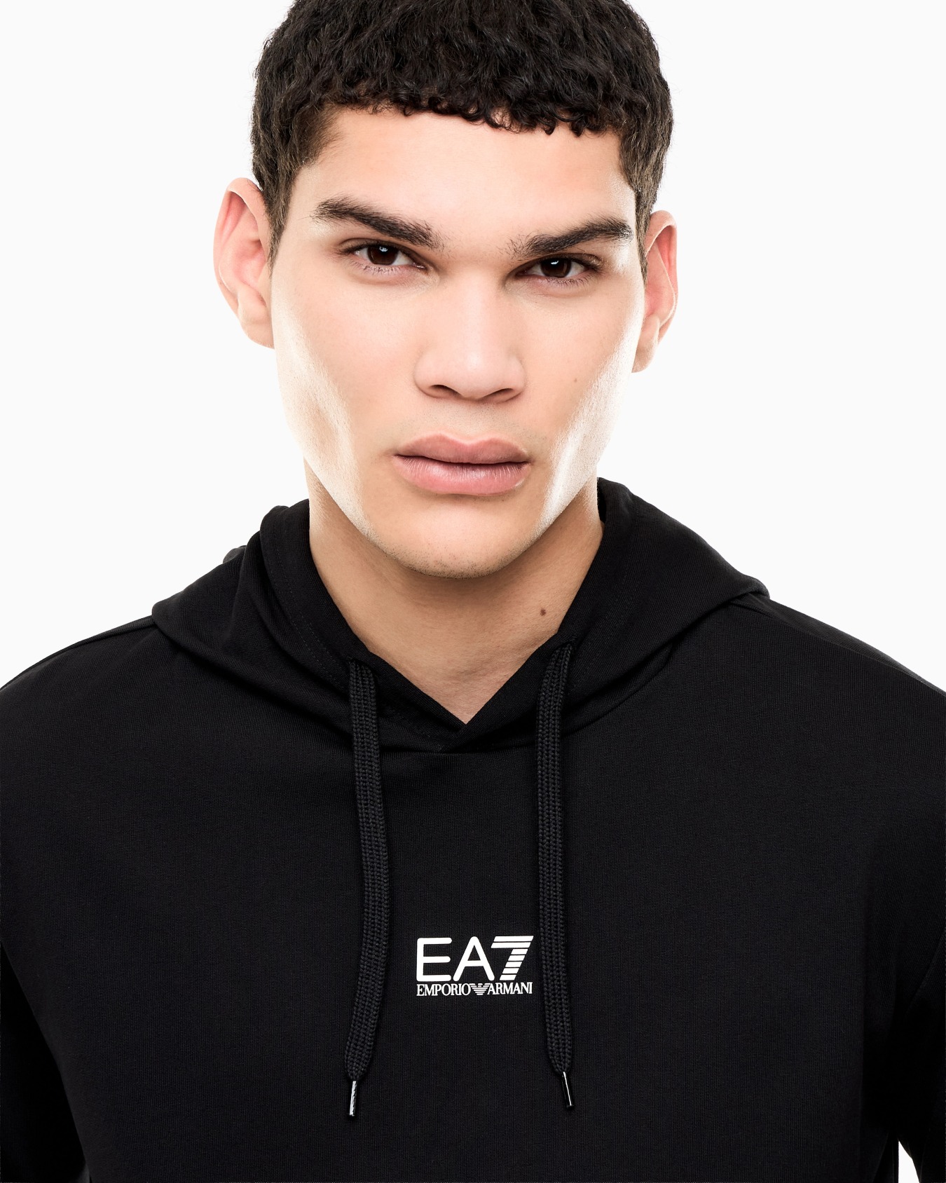 Core Identity cotton hooded sweatshirt Slide 5