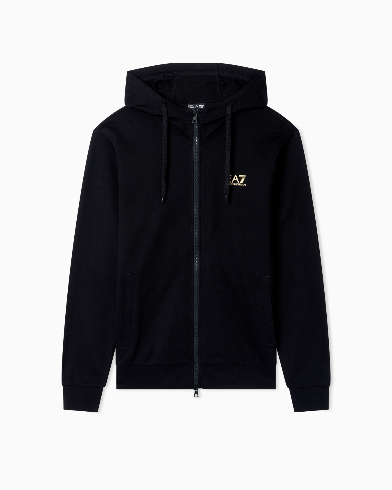 Core Identity cotton hooded sweatshirt Slide 0