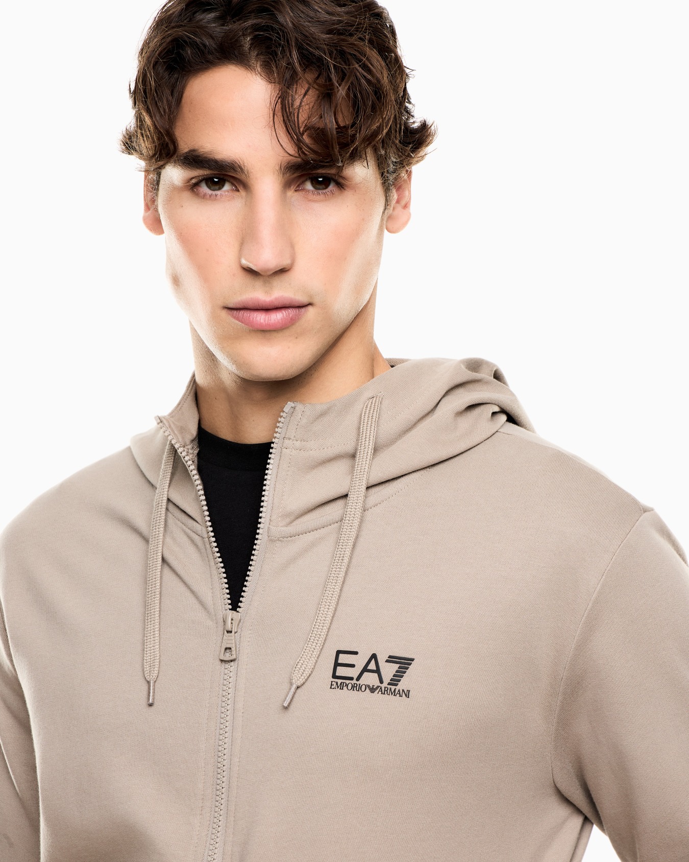 Core Identity cotton crew-neck sweatshirt Slide 4