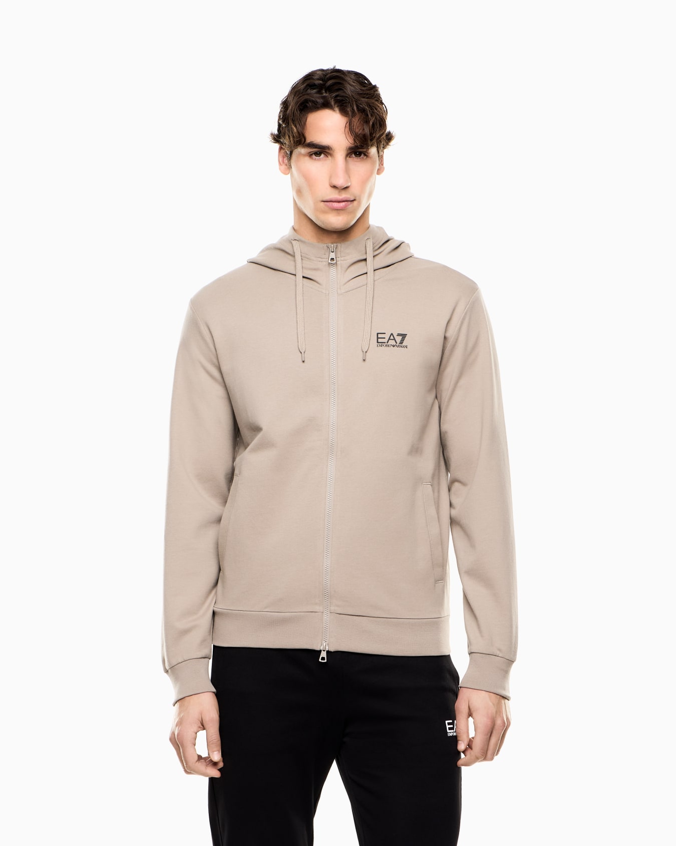 Core Identity cotton crew-neck sweatshirt Slide 3