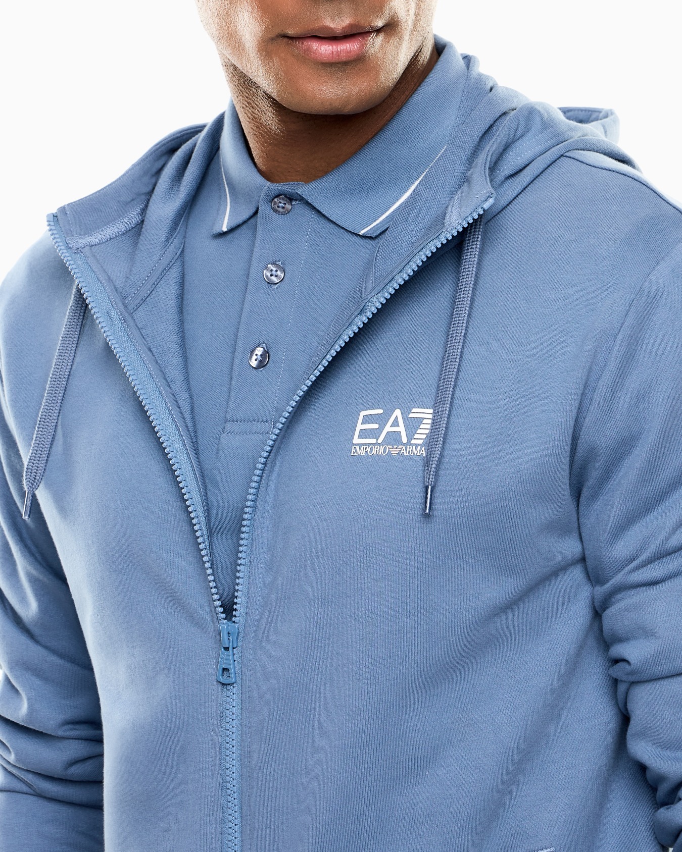 Core Identity cotton crew-neck sweatshirt Slide 4