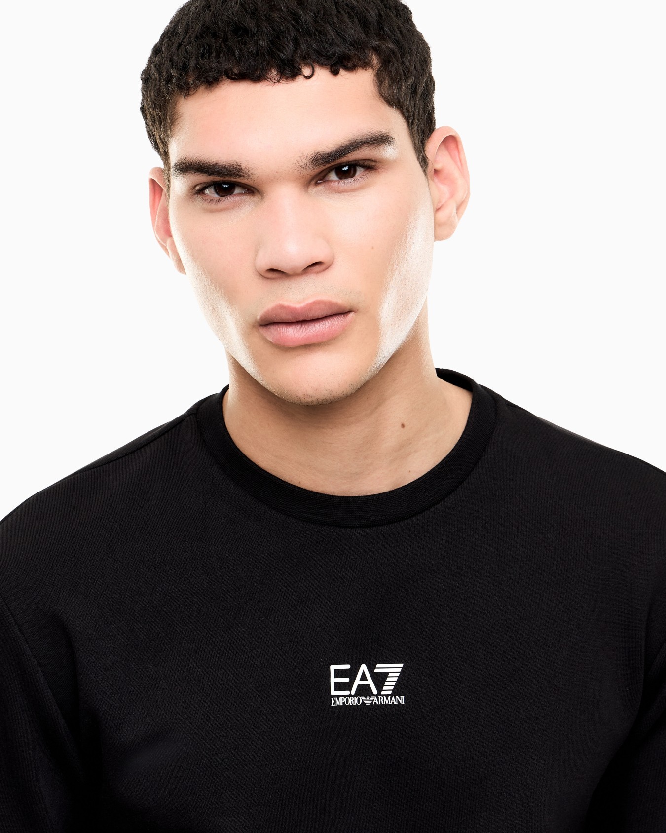 Core Identity cotton-blend crew-neck sweatshirt Slide 5