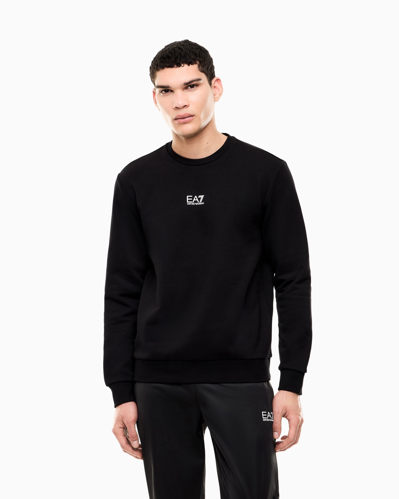 Core Identity cotton-blend crew-neck sweatshirt Slide 3